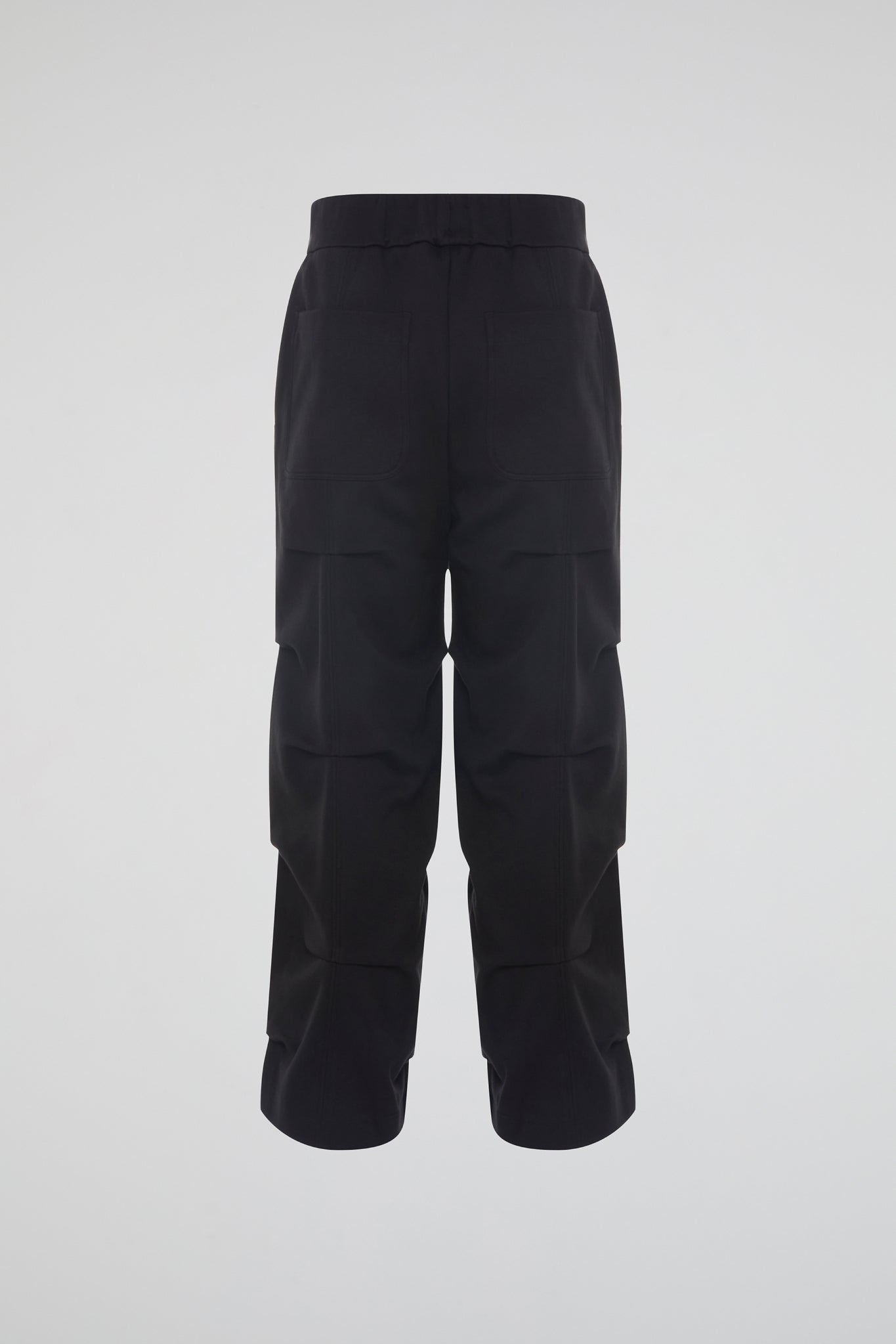 DUMIST KOREA BLACK NYLON TECHNICAL TROUSERS PANTS