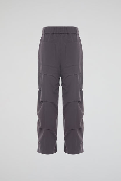 DUMIST KOREA PLUM TECHNICAL NYLON PANTS