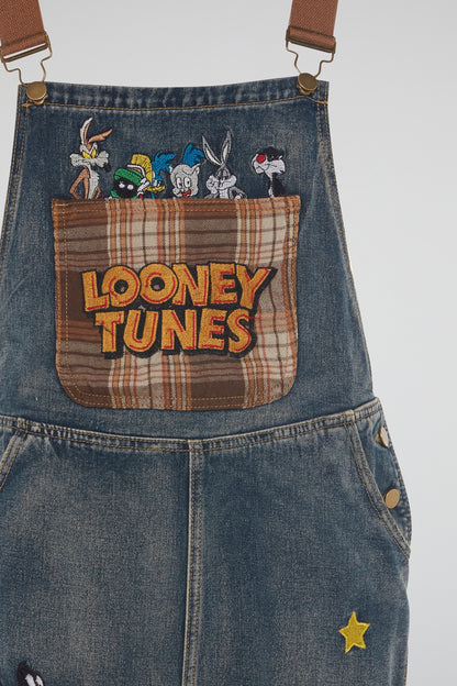 DUMIST KOREA LOONEY TUNES DENIM OVERALLS