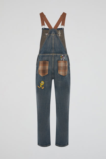 DUMIST KOREA LOONEY TUNES DENIM OVERALLS