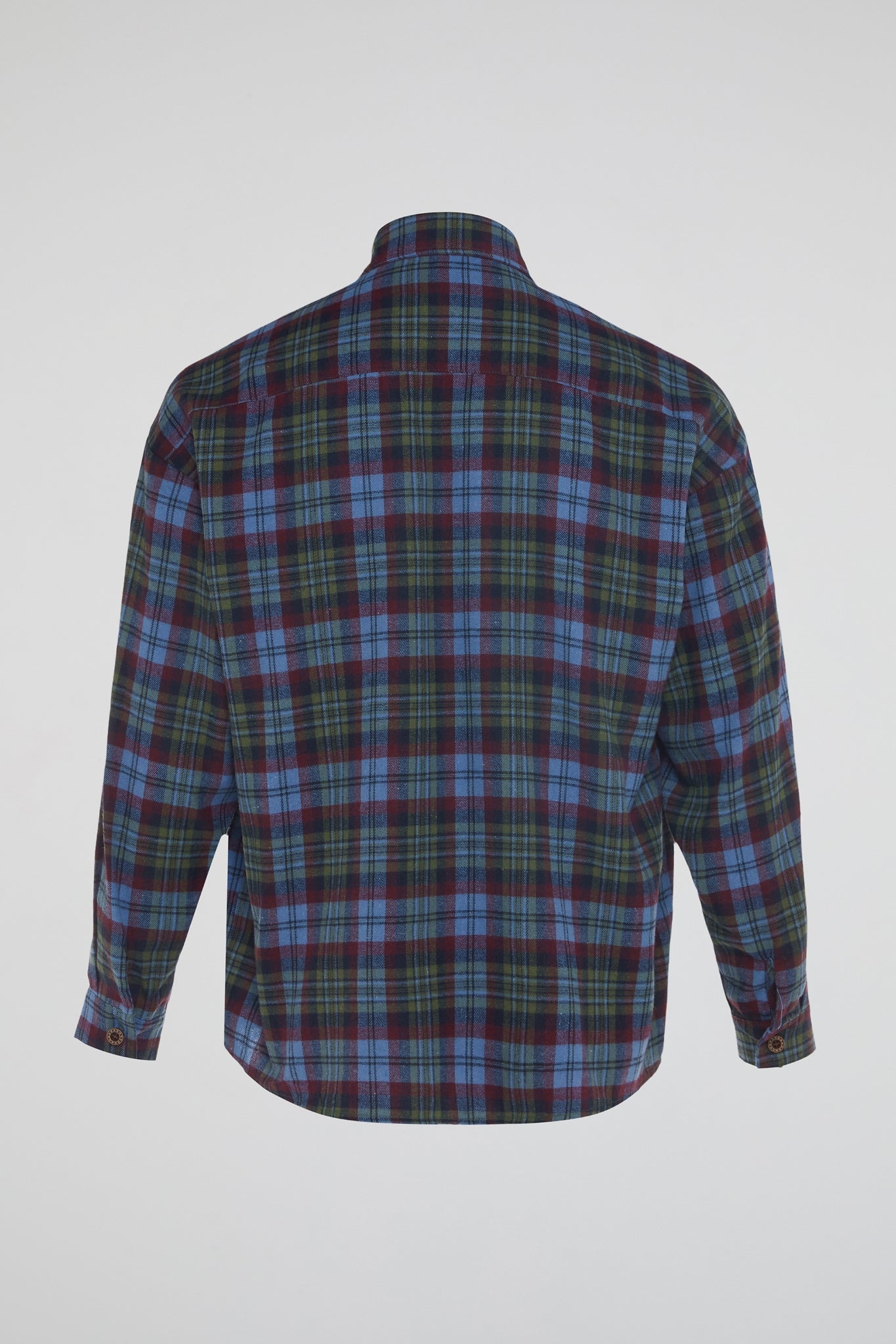 DUMIST KOREA TARTAN POUND POPPIES SHIRT