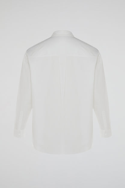 DUMIST KOREA THING WHITE TRANSPARENT SHIRT