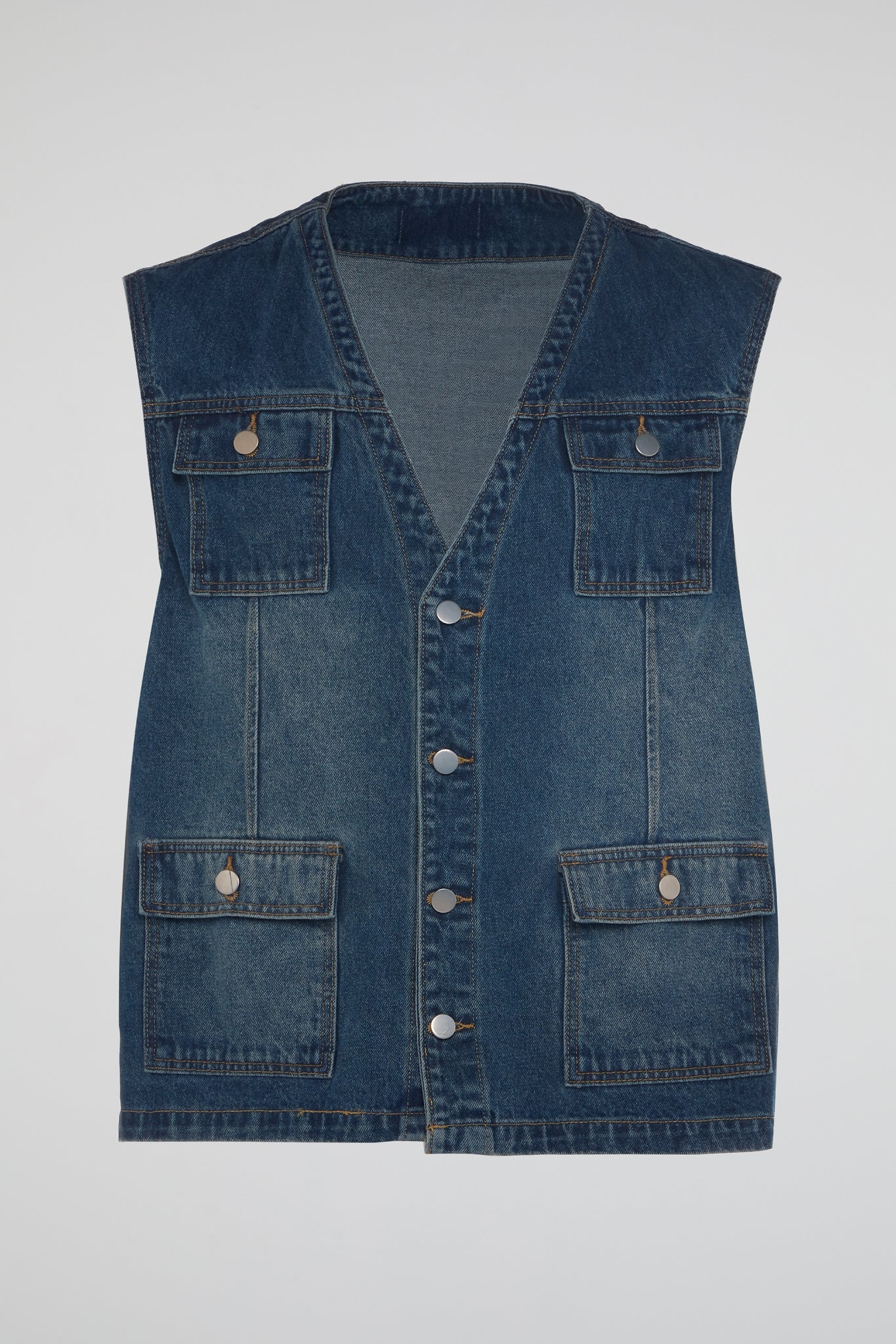 DUMIST KOREA DENIM CHEST VEST