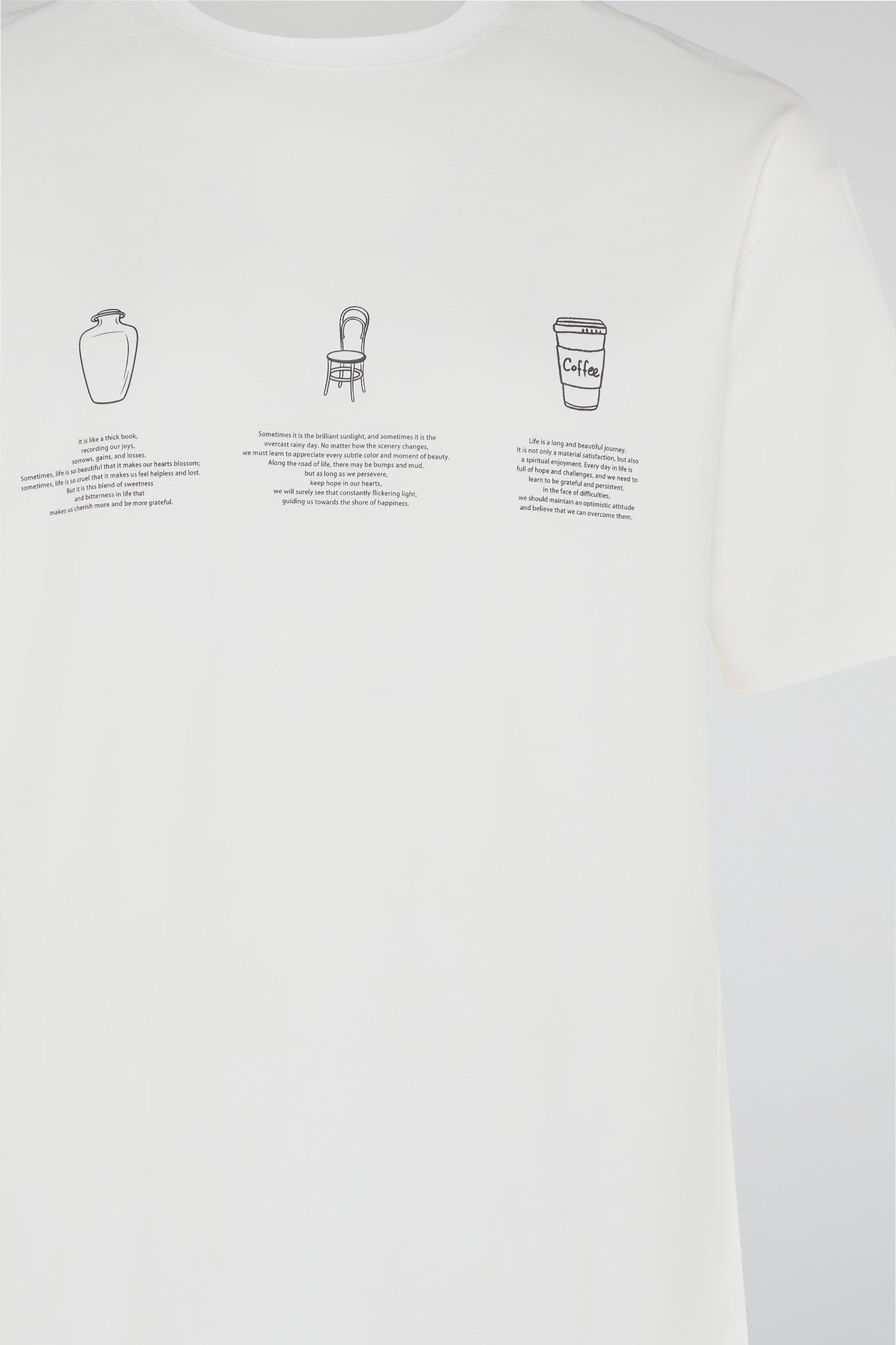 DUMIST KOREA WHITE TSHIRT DESIGN