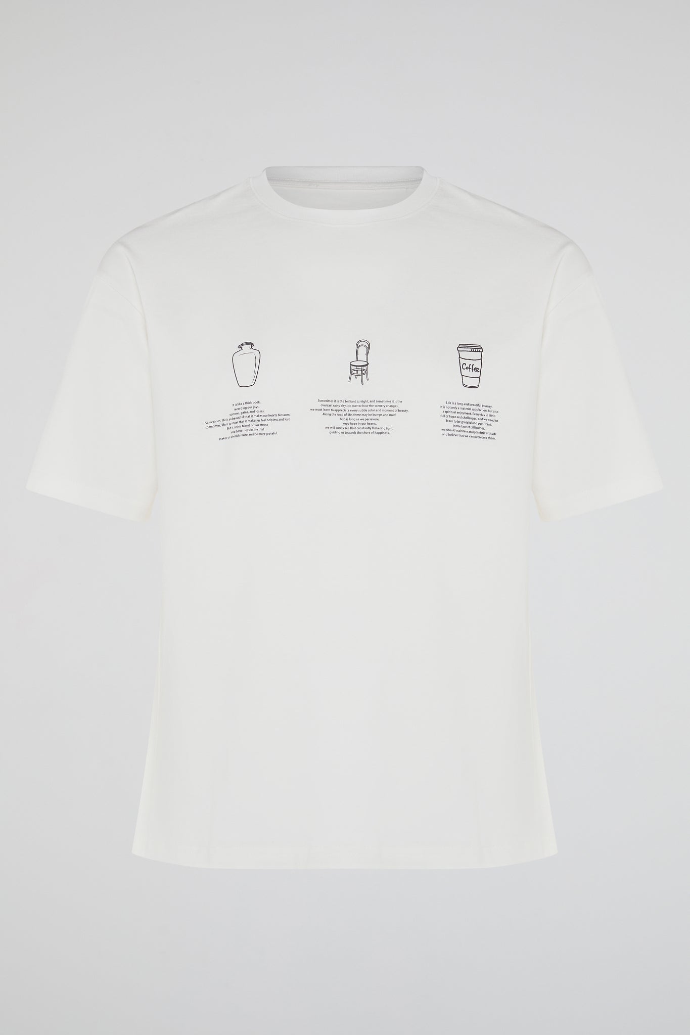 DUMIST KOREA WHITE TSHIRT DESIGN