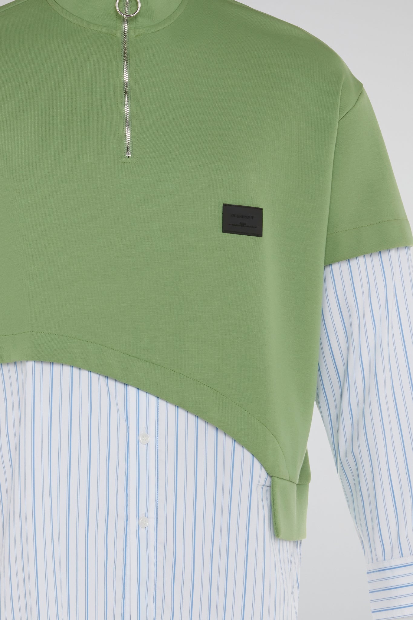 DUMIST KOREA GREEN COTTON SHIRT