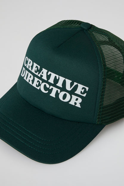 BHS CREATIVE DIRECTOR GREEN TRUCKER HAT