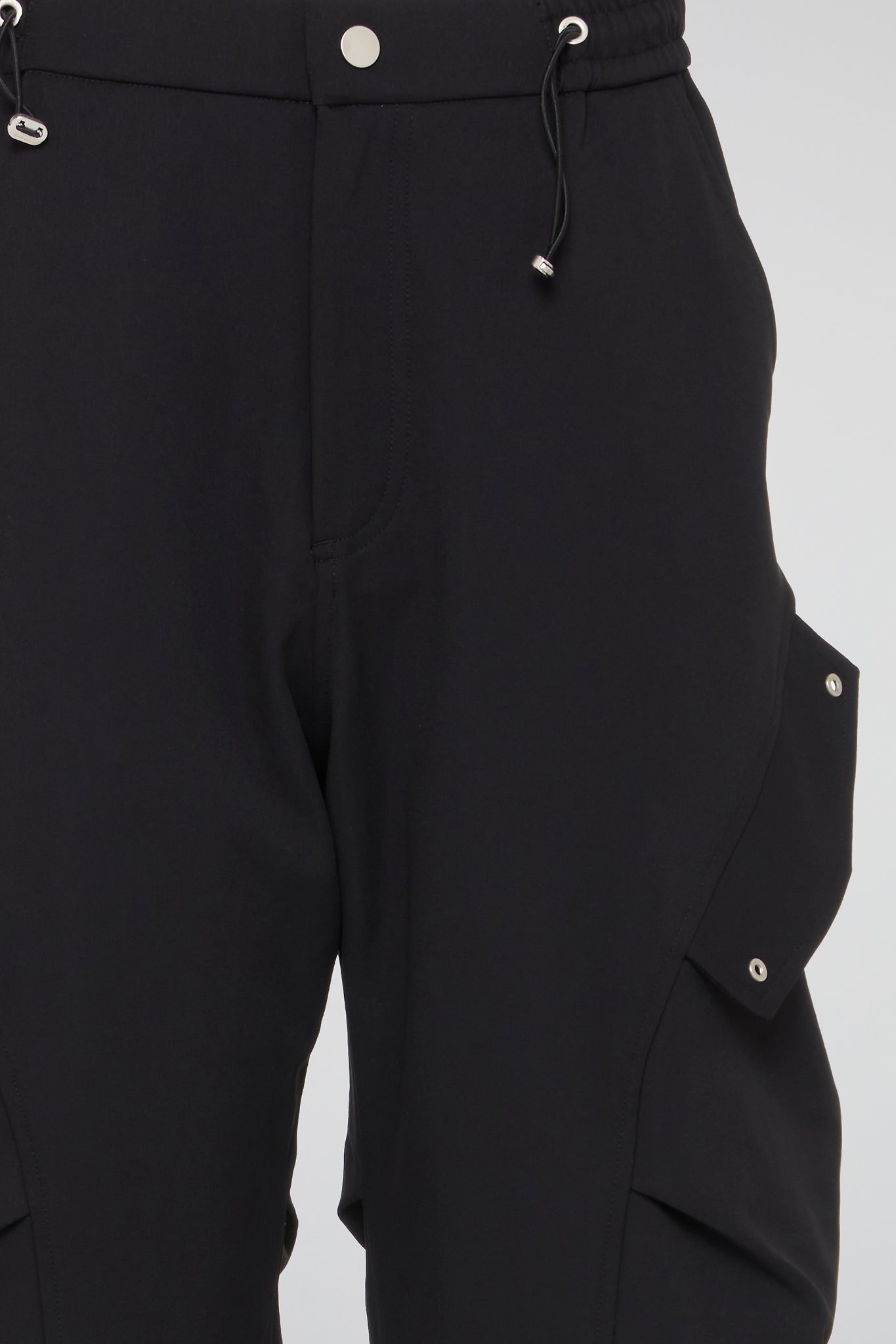 DUMIST KOREA BLACK BUTTONED PANTS