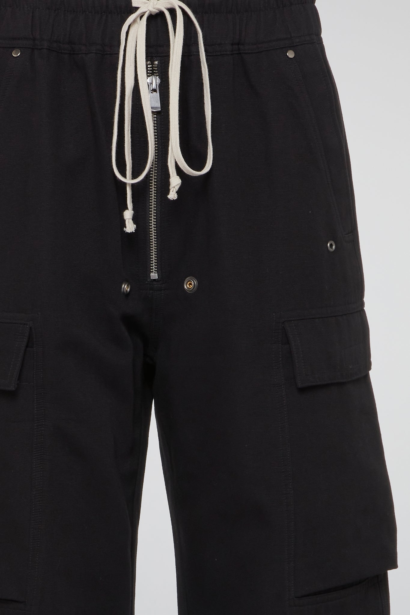 DUMIST KOREA BLACK CARGO TROUSERS