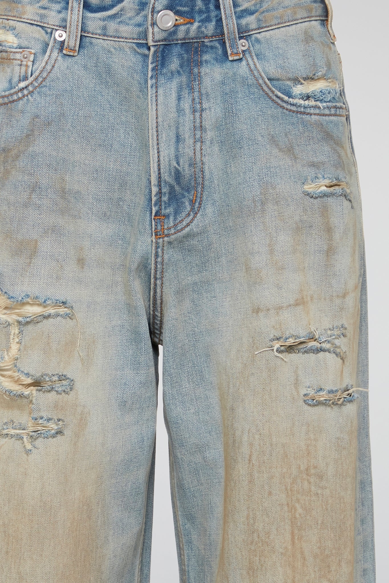 DUMIST KOREA FLARES DENIM PANTS