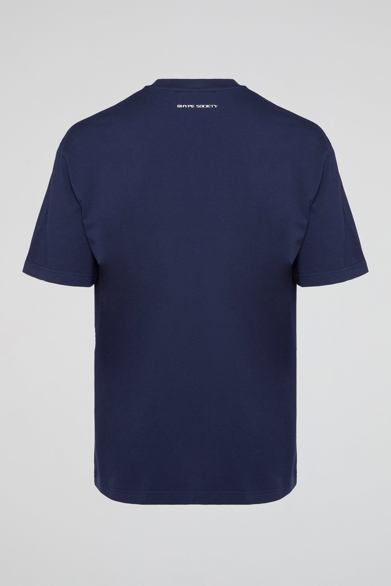 BHYPE SOCIETY - ANY TIME NAVY BLUE TSHIRT