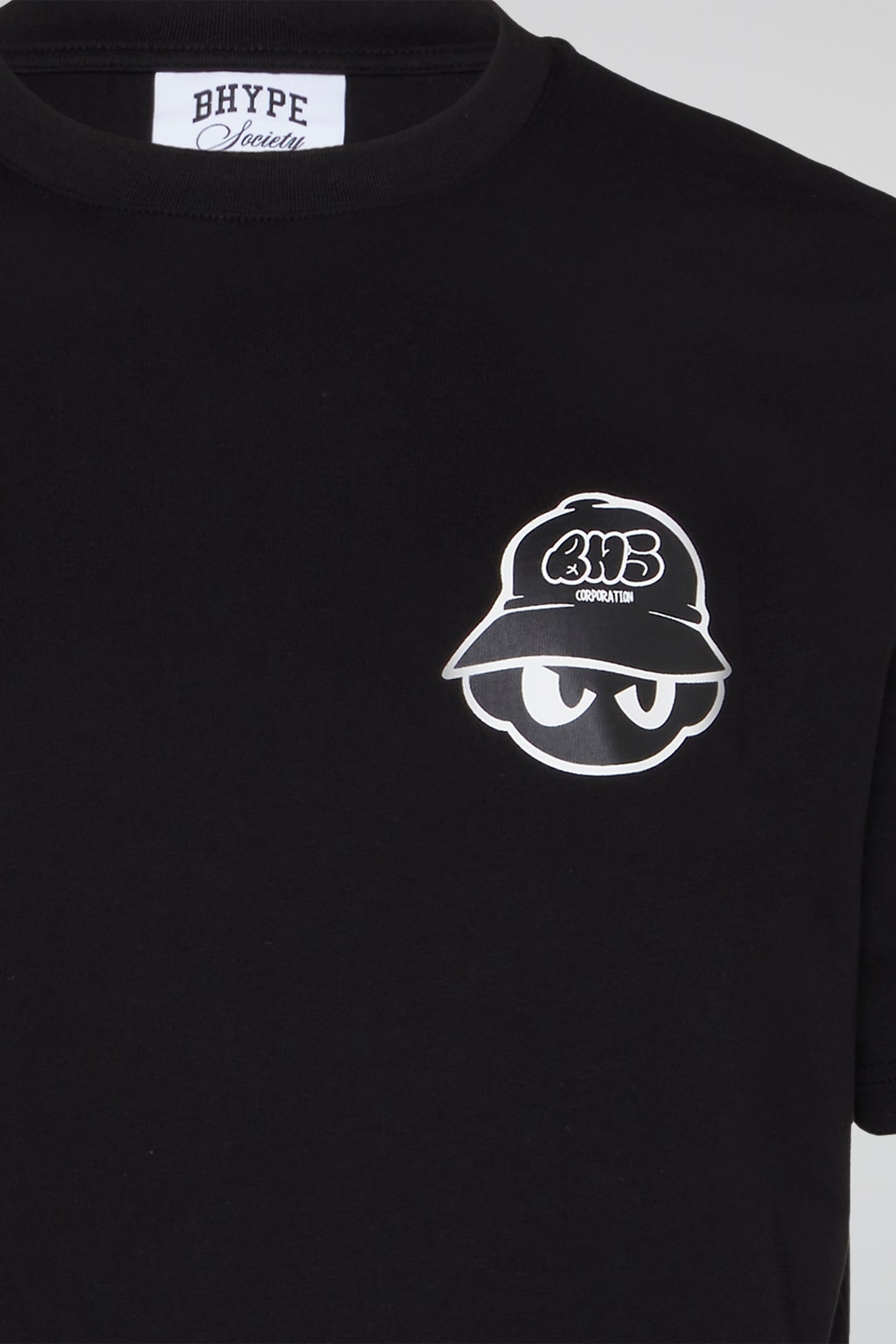 BHYPE SOCIETY - BHS BBOY HEAD BLACK TSHIRT