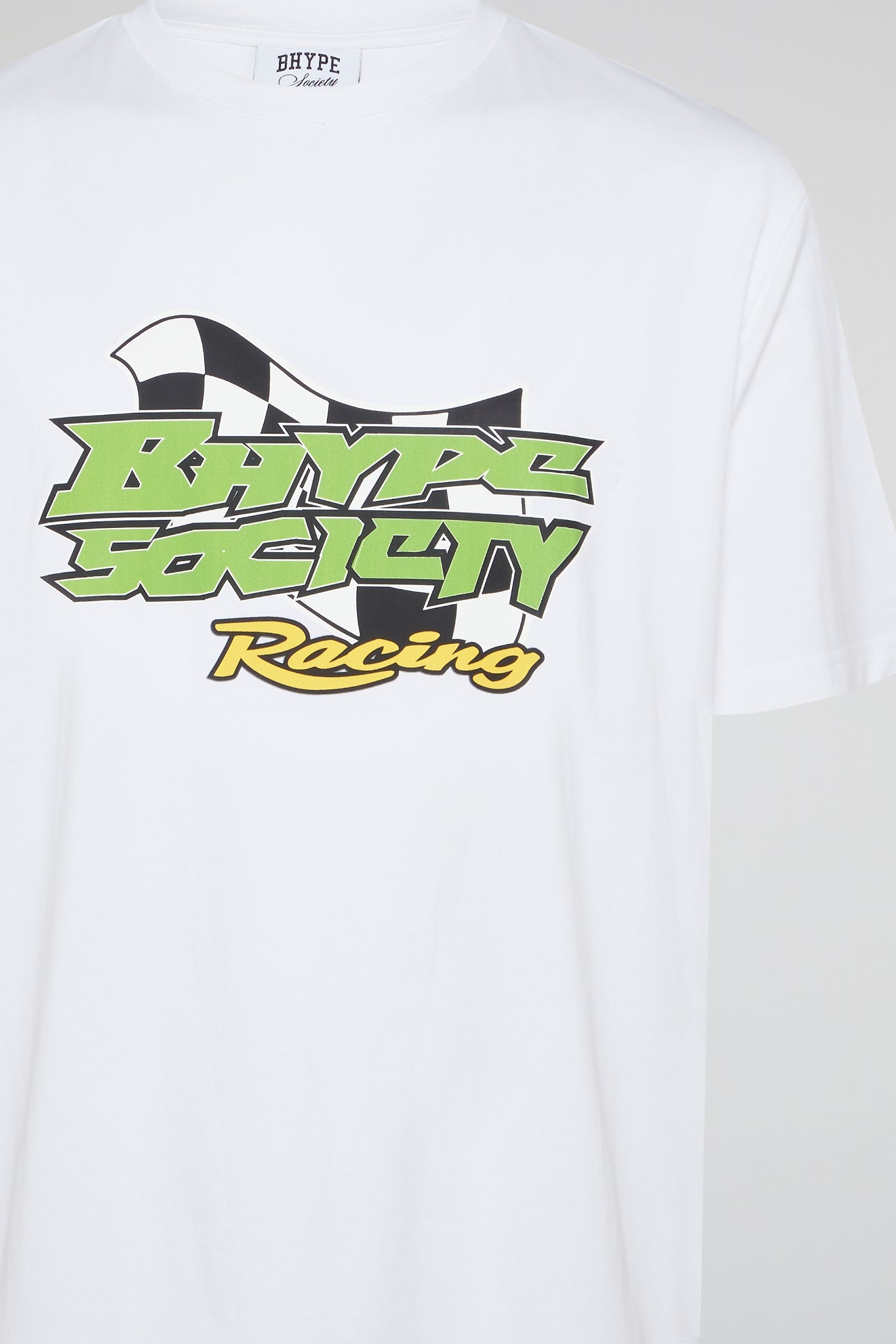 BHYPE SOCIETY - BHS RACING GAME WHITE TSHIRT