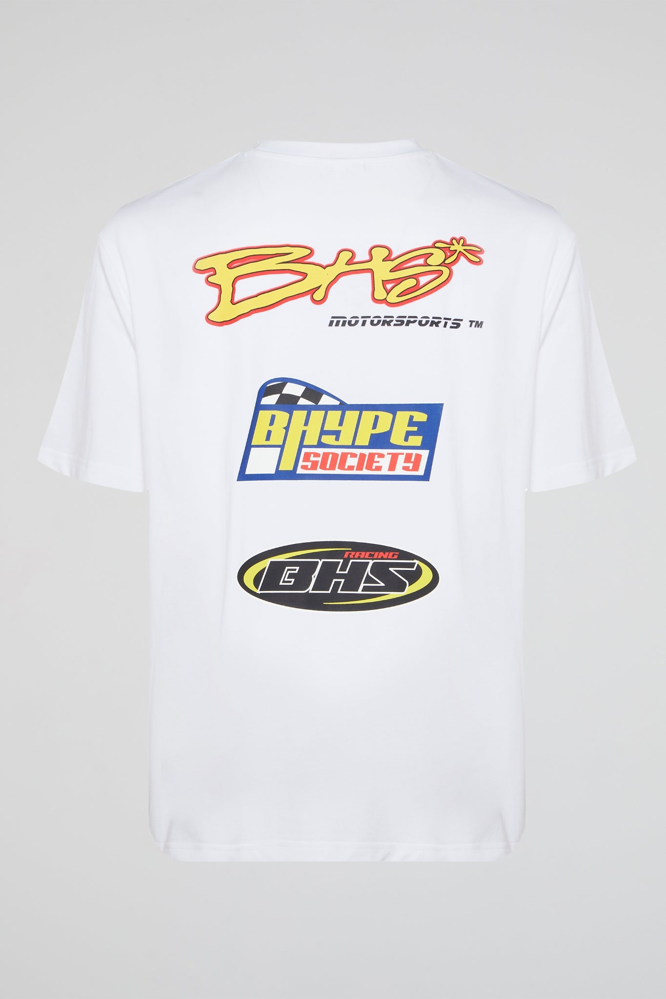 BHYPE SOCIETY - BHS RACING GAME WHITE TSHIRT