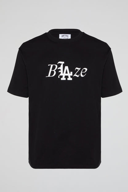 BHYPE SOCIETY - BLAZE  BLACK TSHIRT