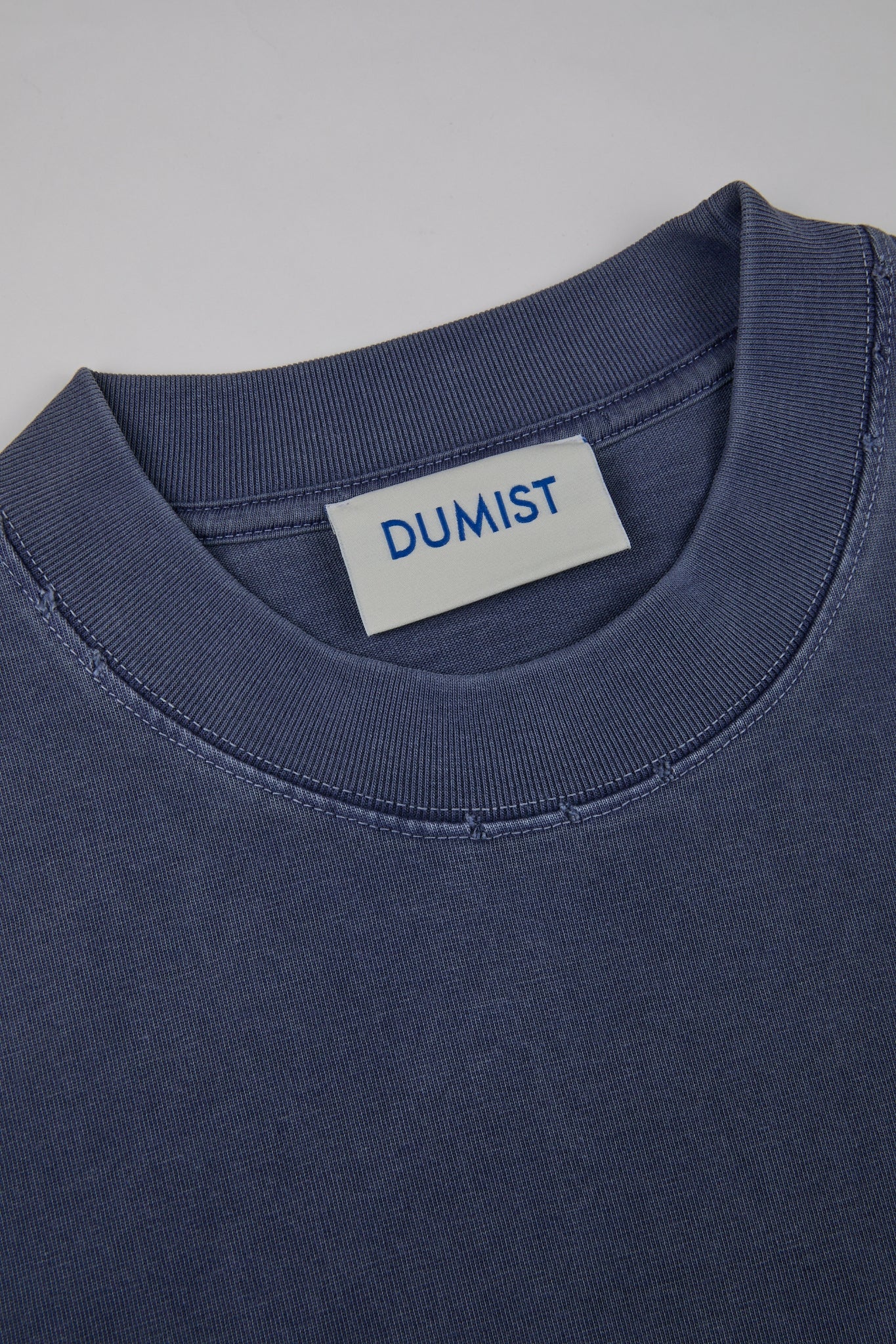 DUMIST - BASIC TSHIRT WASHED NAVY BLUE COLOR