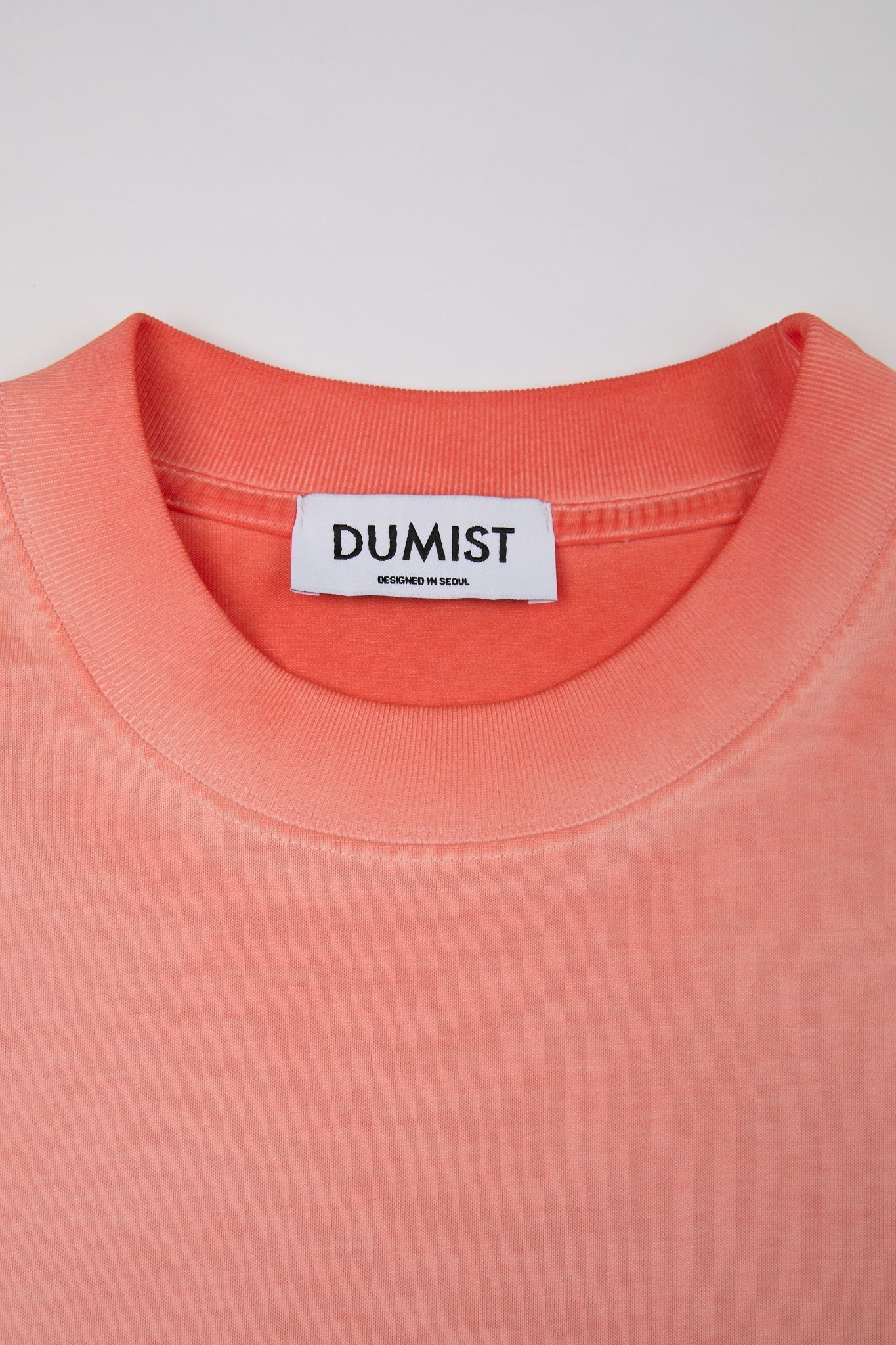 DUMIST - BASIC TSHIRT WASHED ORANGE COLOR