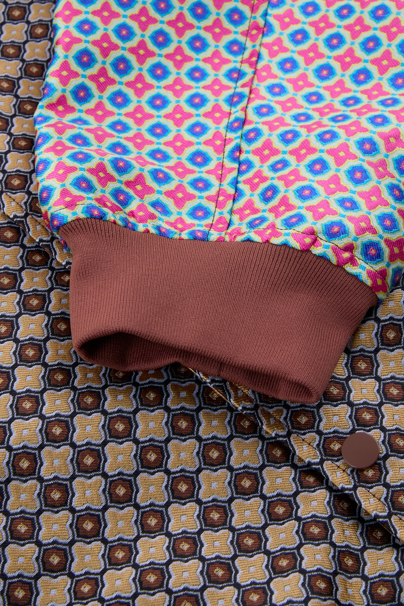 DUMIST - RAINBOW JACQUARD PATTERNS JACKET