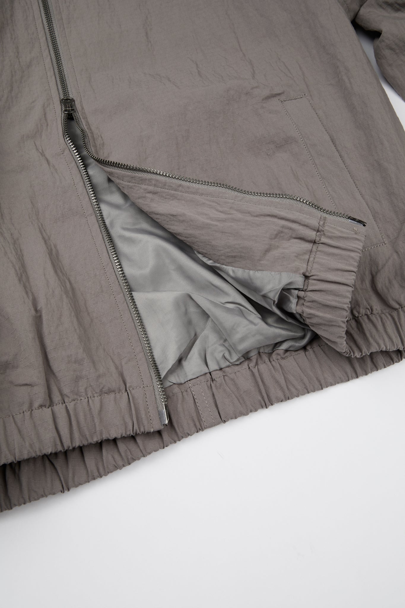 Dumist - Crinkle Hooded Zip Jacket