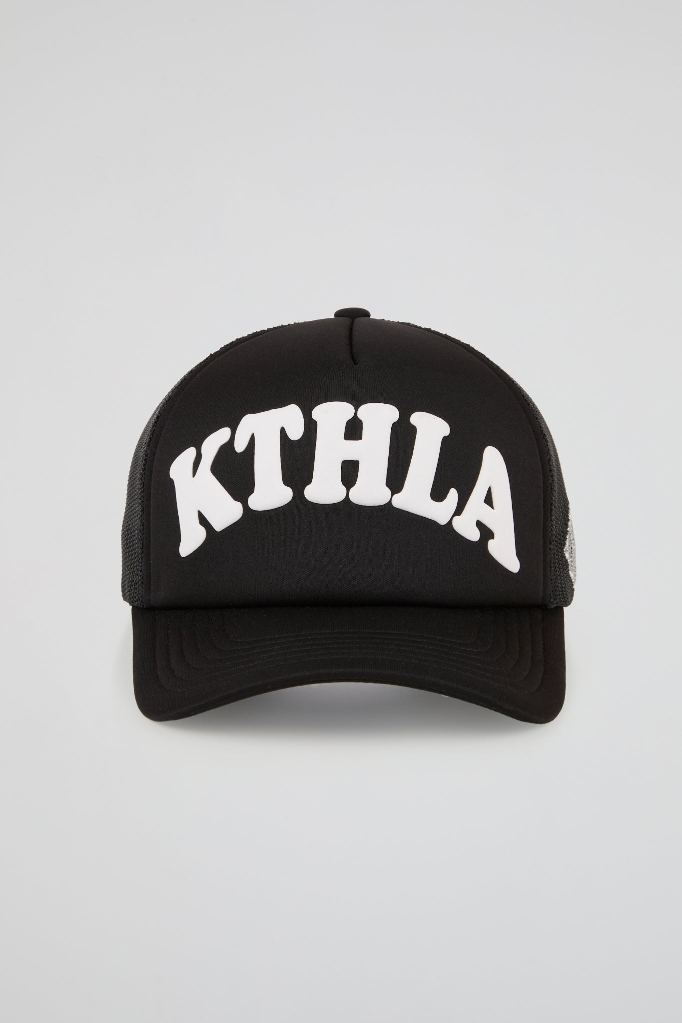 KTH KILL THE HYPE HAT - FOAM BLACK & WHITE TRUCKER HAT