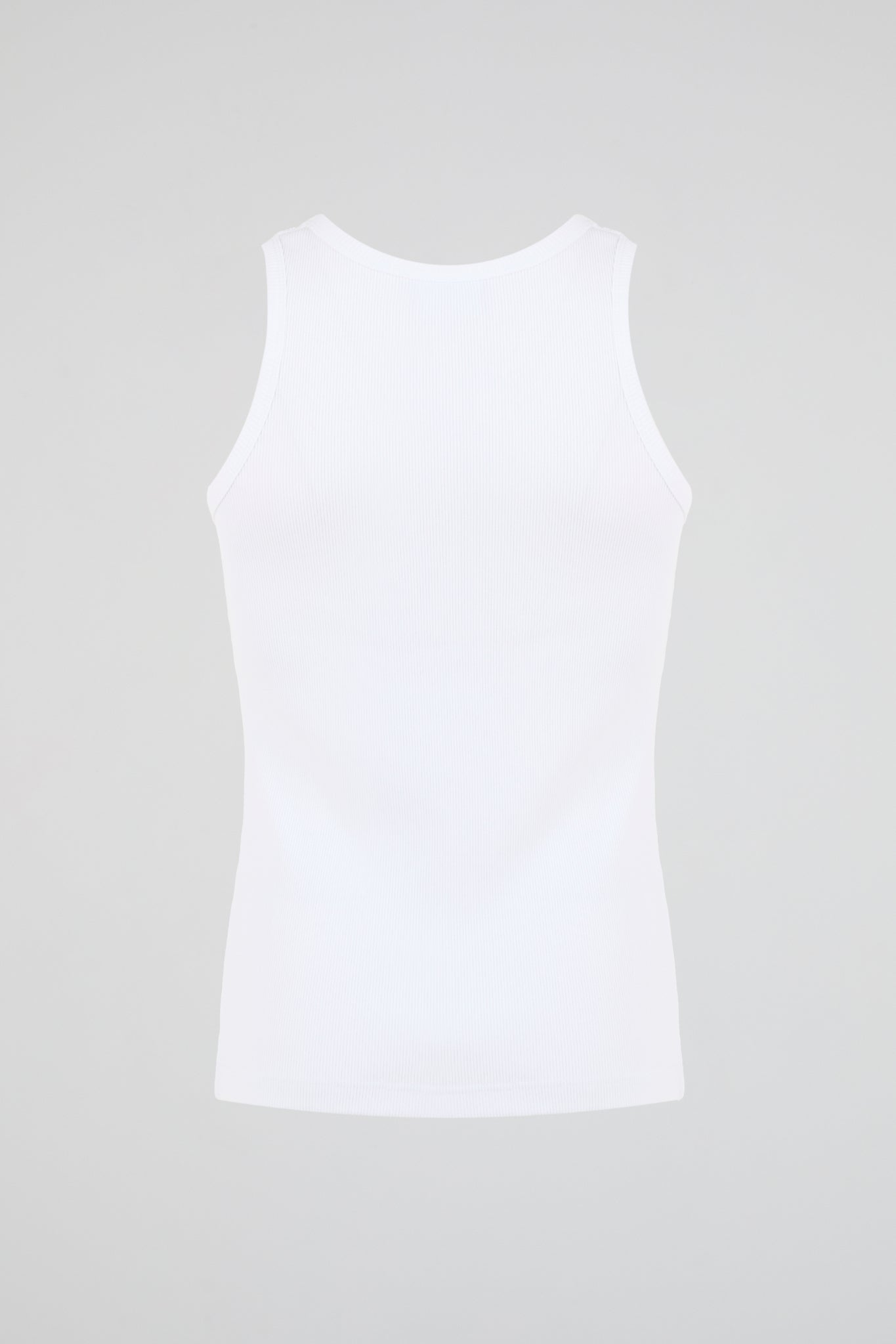 BHYPE SOCIETY - WHITE TANK TOP ANYTIME LOGO