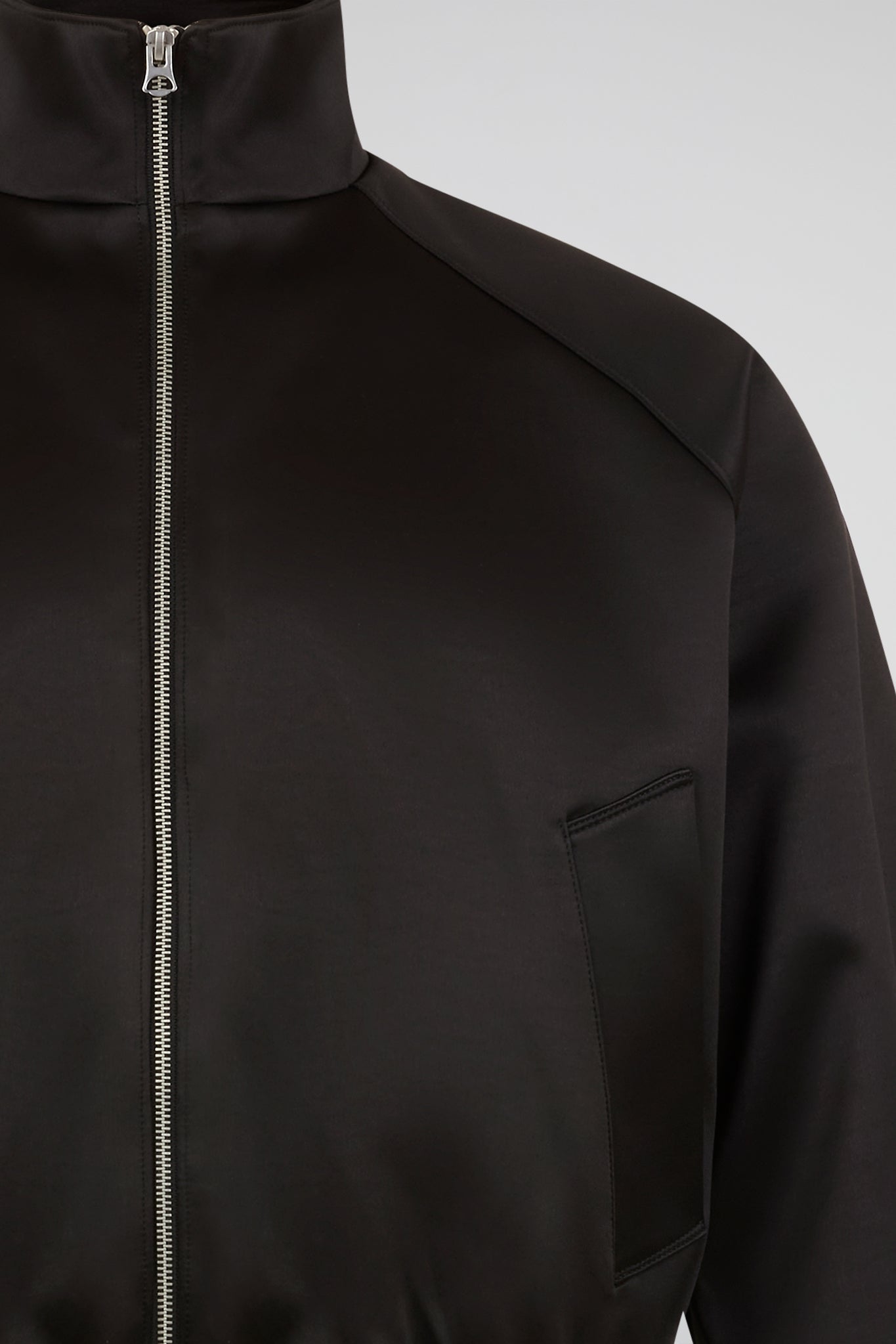 Dumist Black Cropped Zip Jacket