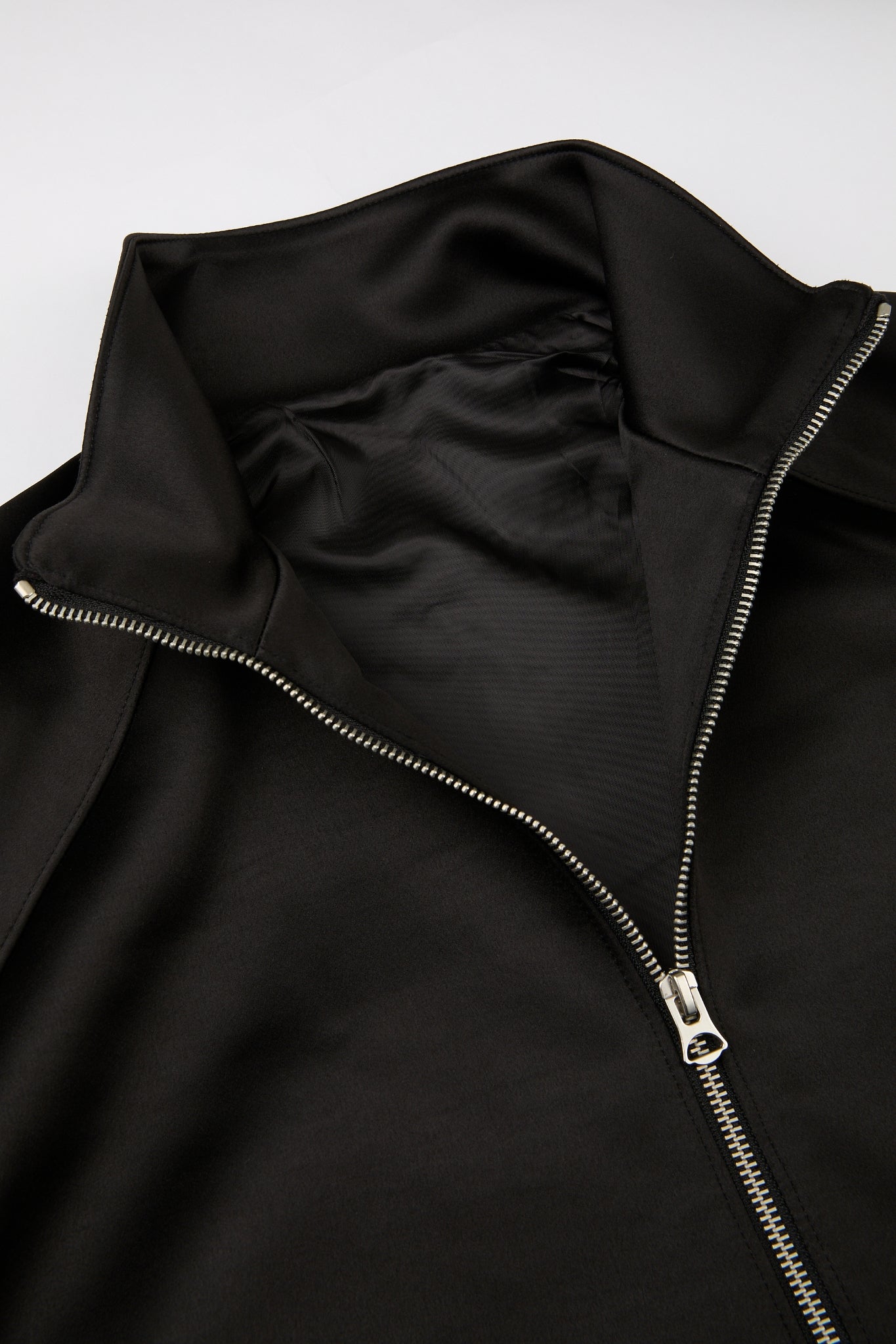 Dumist Black Cropped Zip Jacket