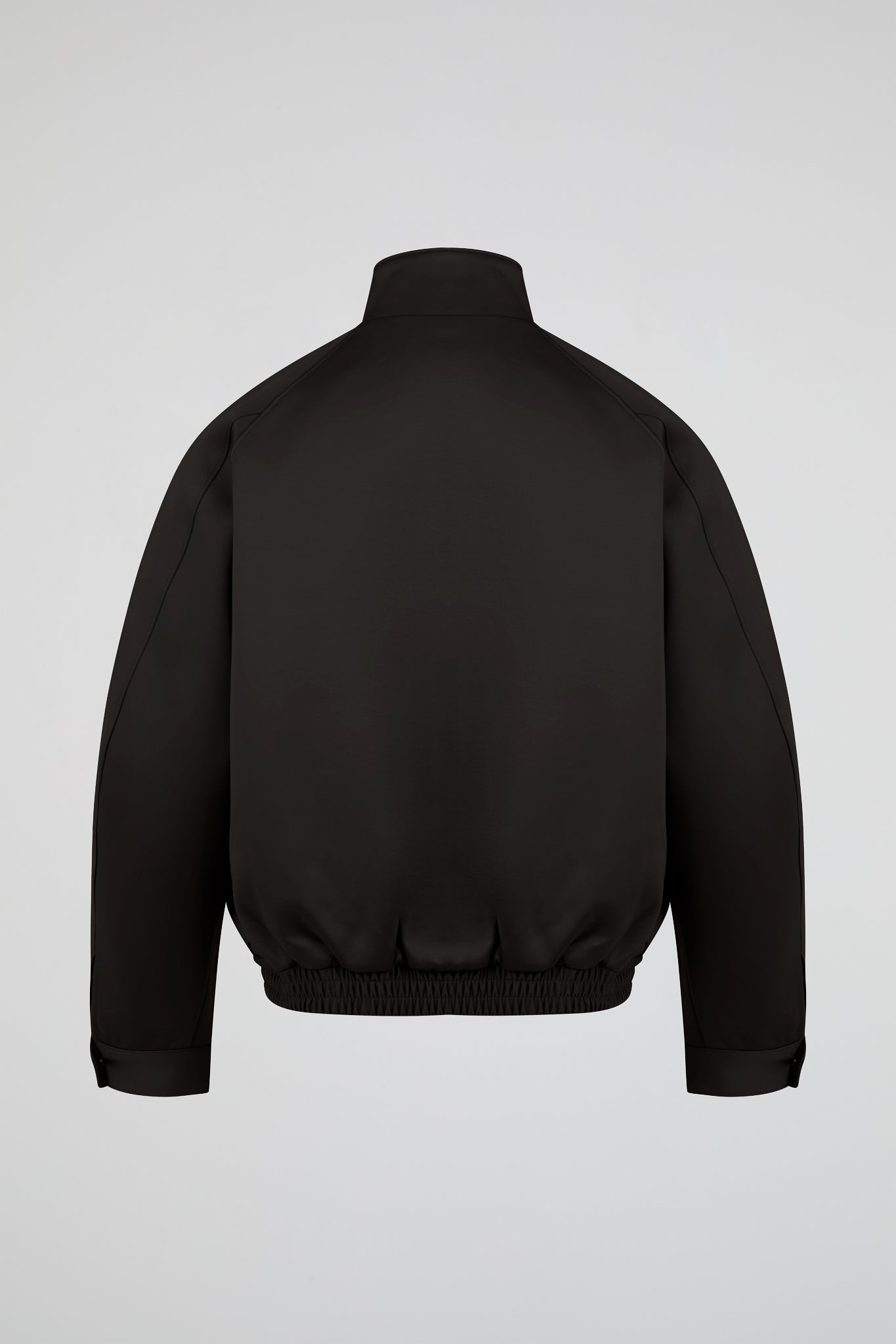 Dumist Black Cropped Zip Jacket