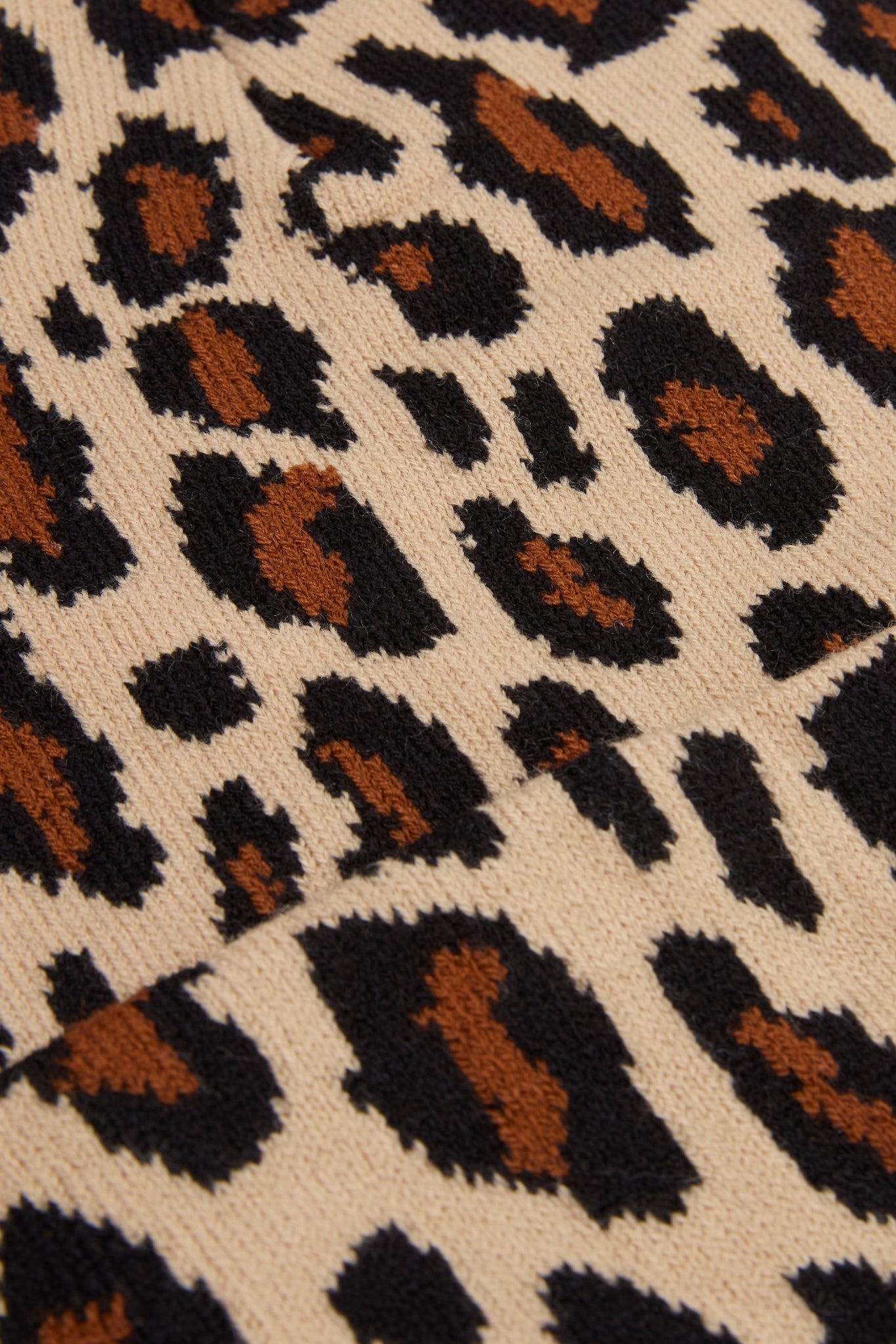 Leopard Knitted beanie