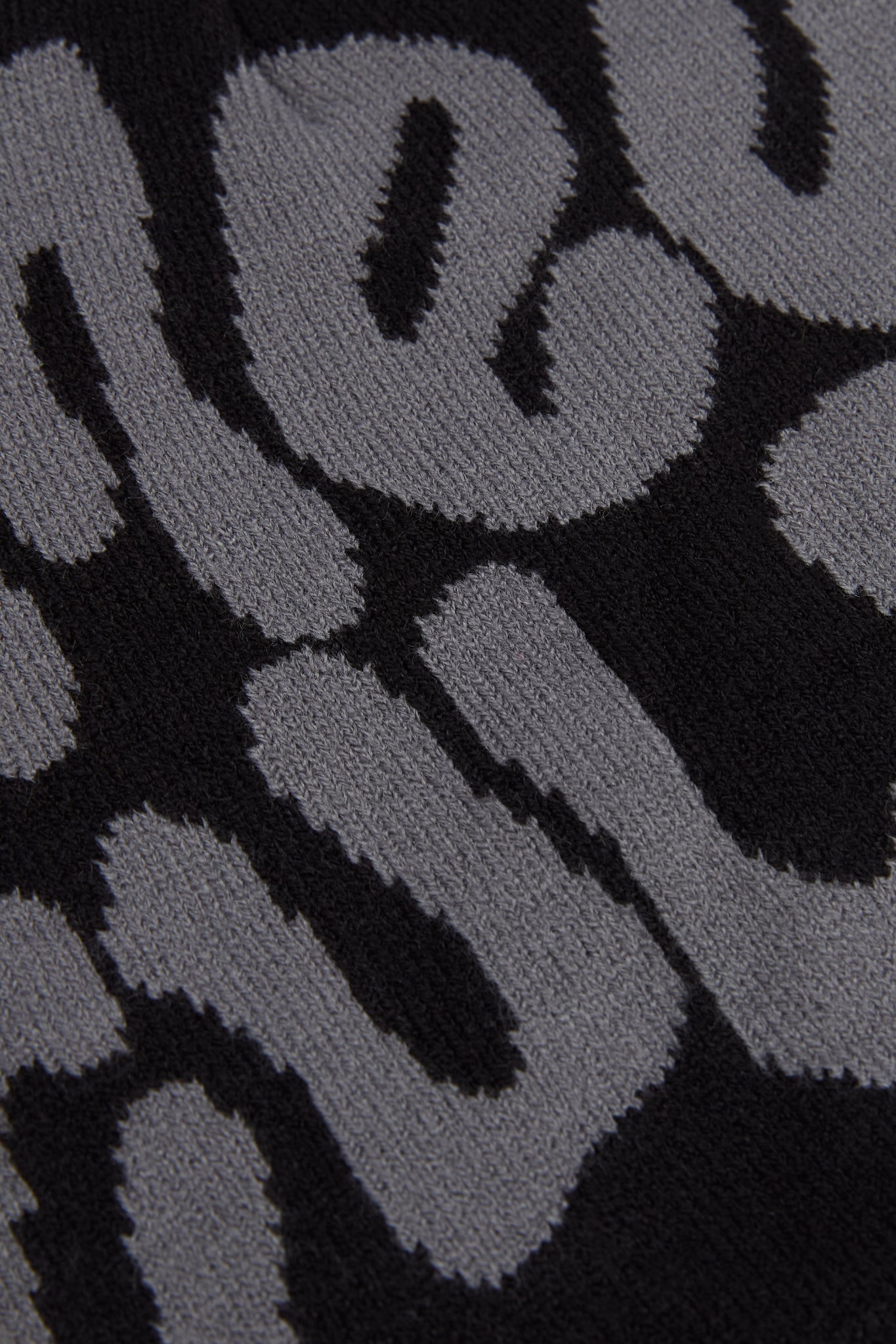 Mea Culpa Black & Silver Knitted Beanie