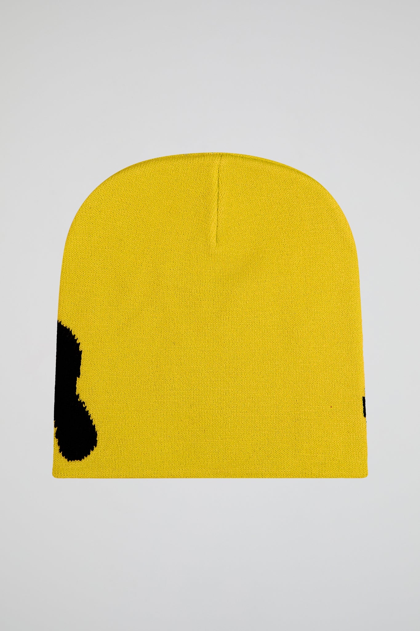 Mea Culpa Yellow & Black Knitted Beanie