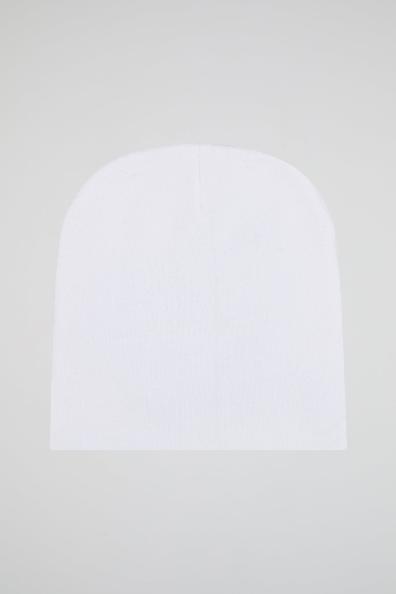 A's White & Blue Knitted Beanie