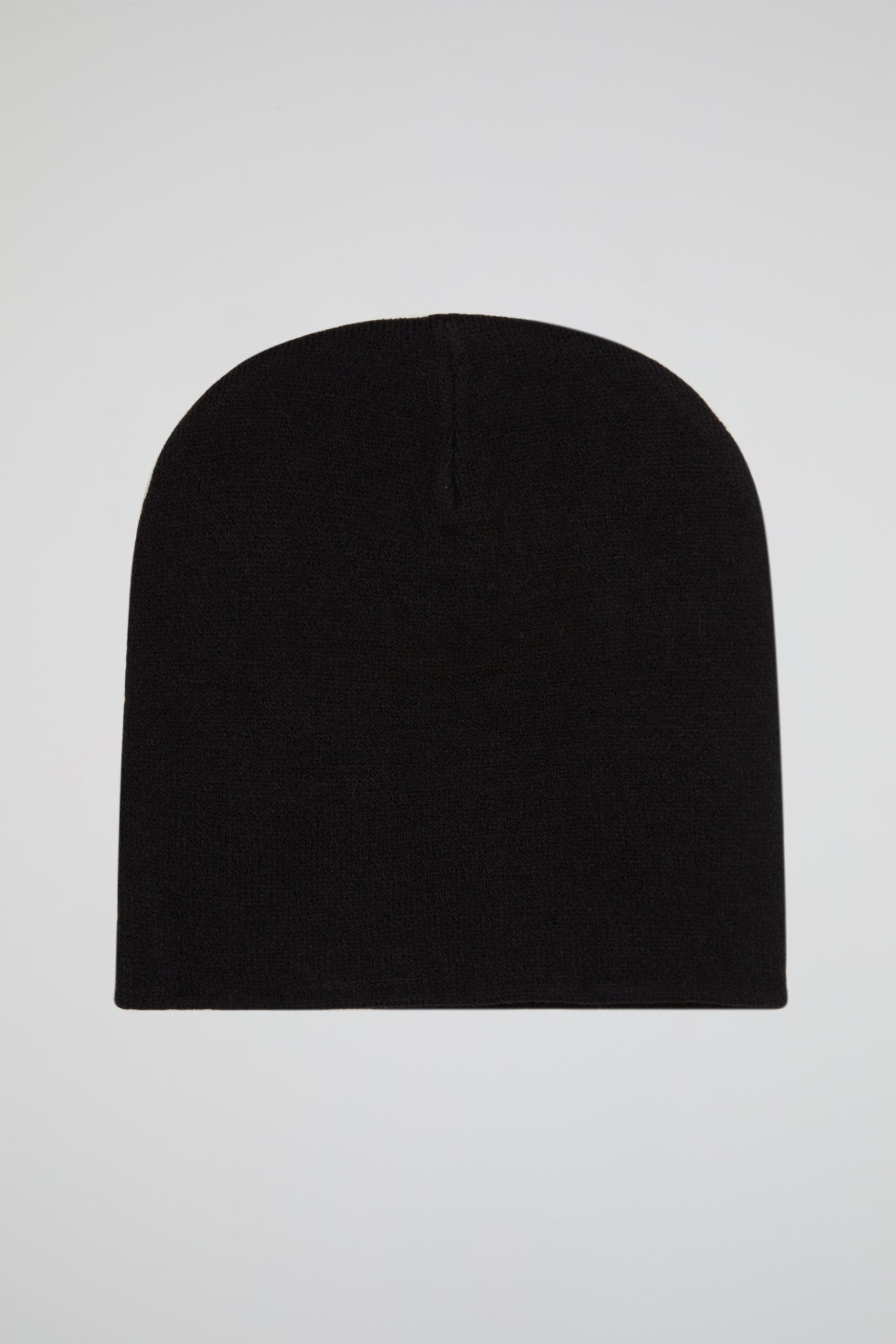 Good Timez Smiley Black Knitted Beanie