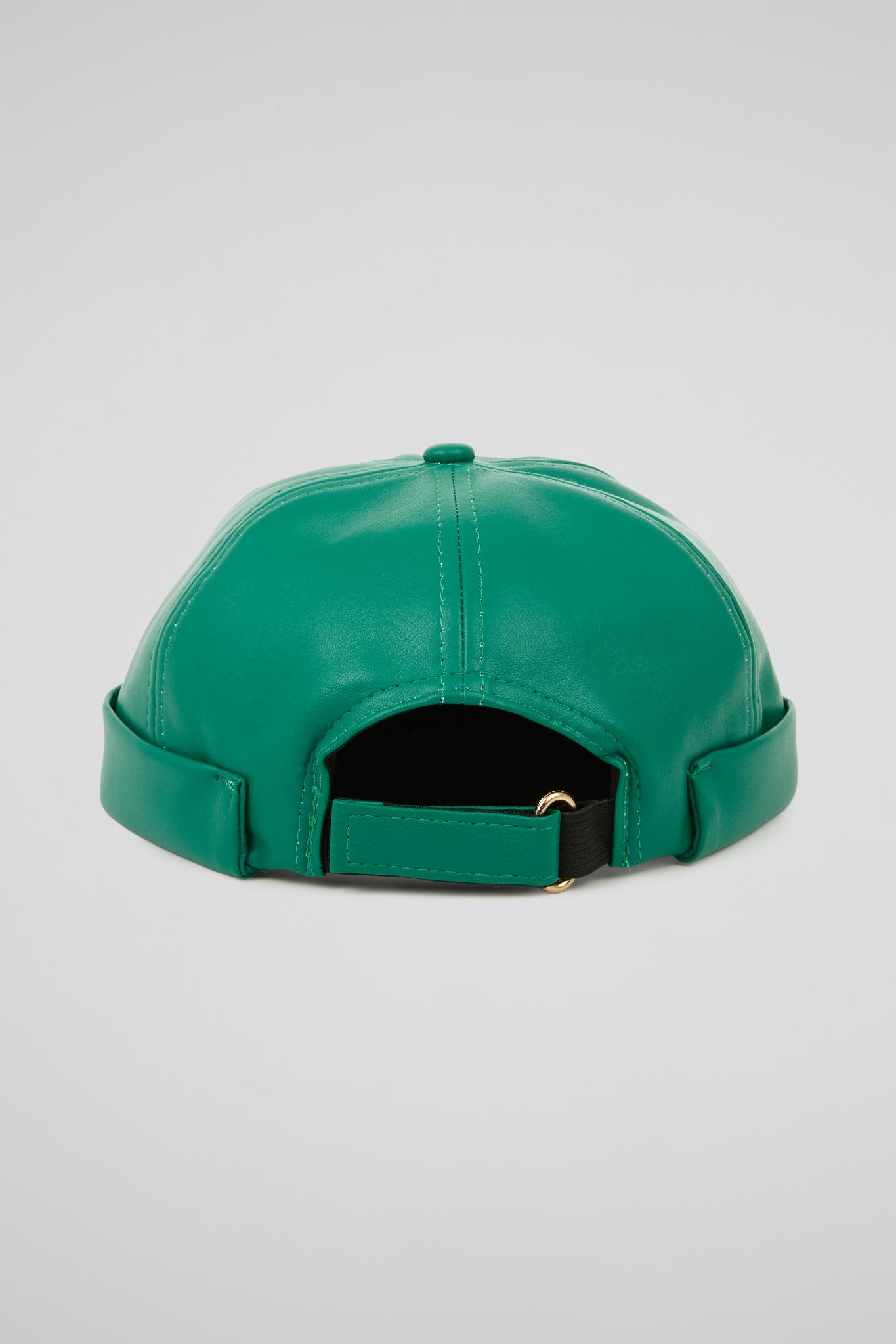 Celtic green docket hat PU Leather