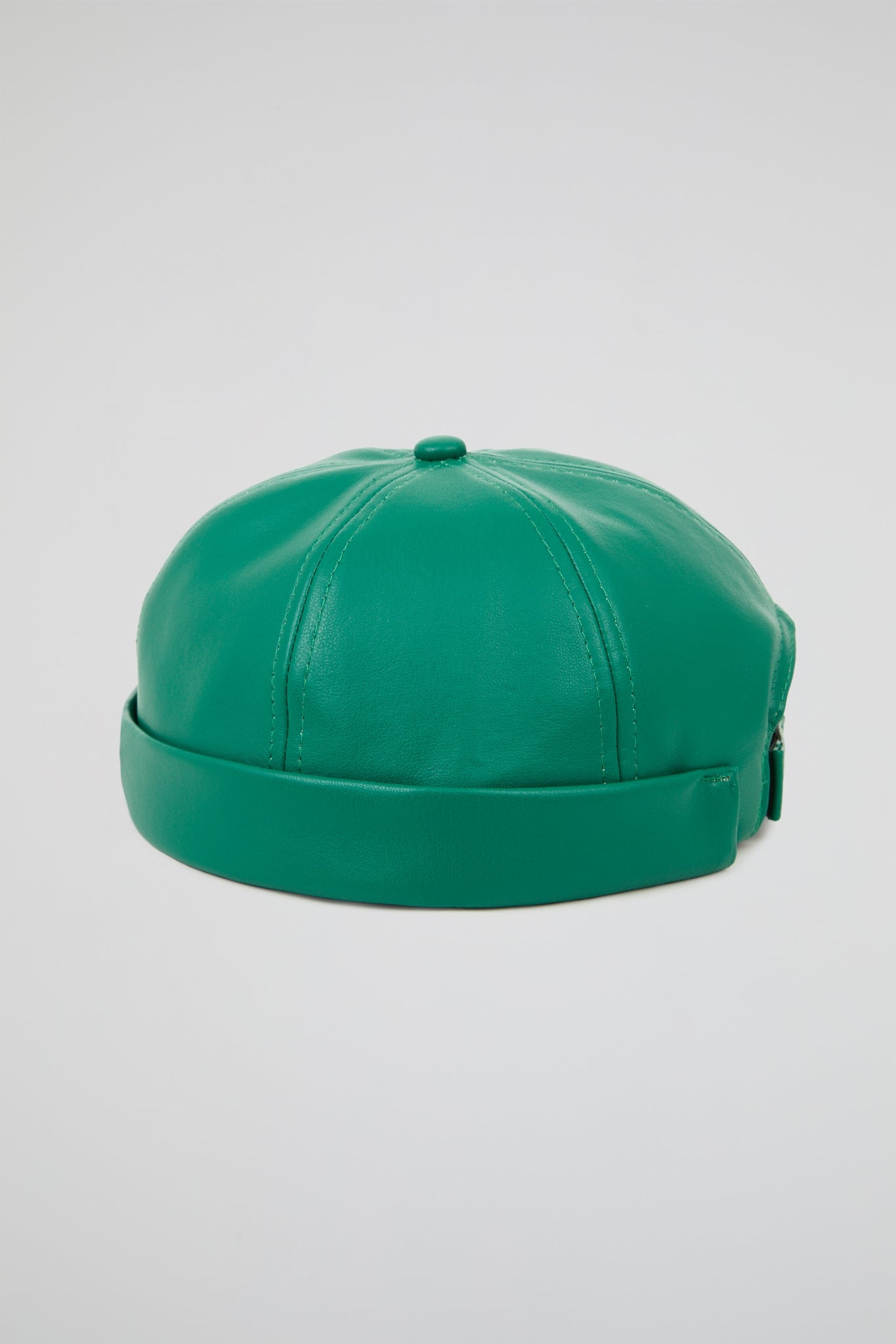 Celtic green docket hat PU Leather