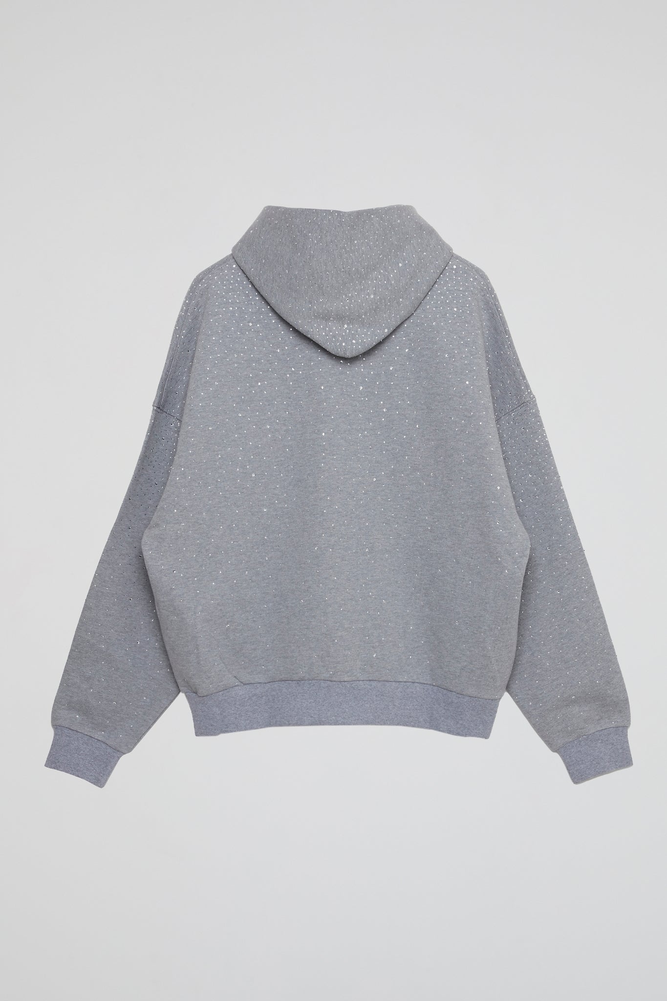 Dumist Grey Strassy rain Hoodie