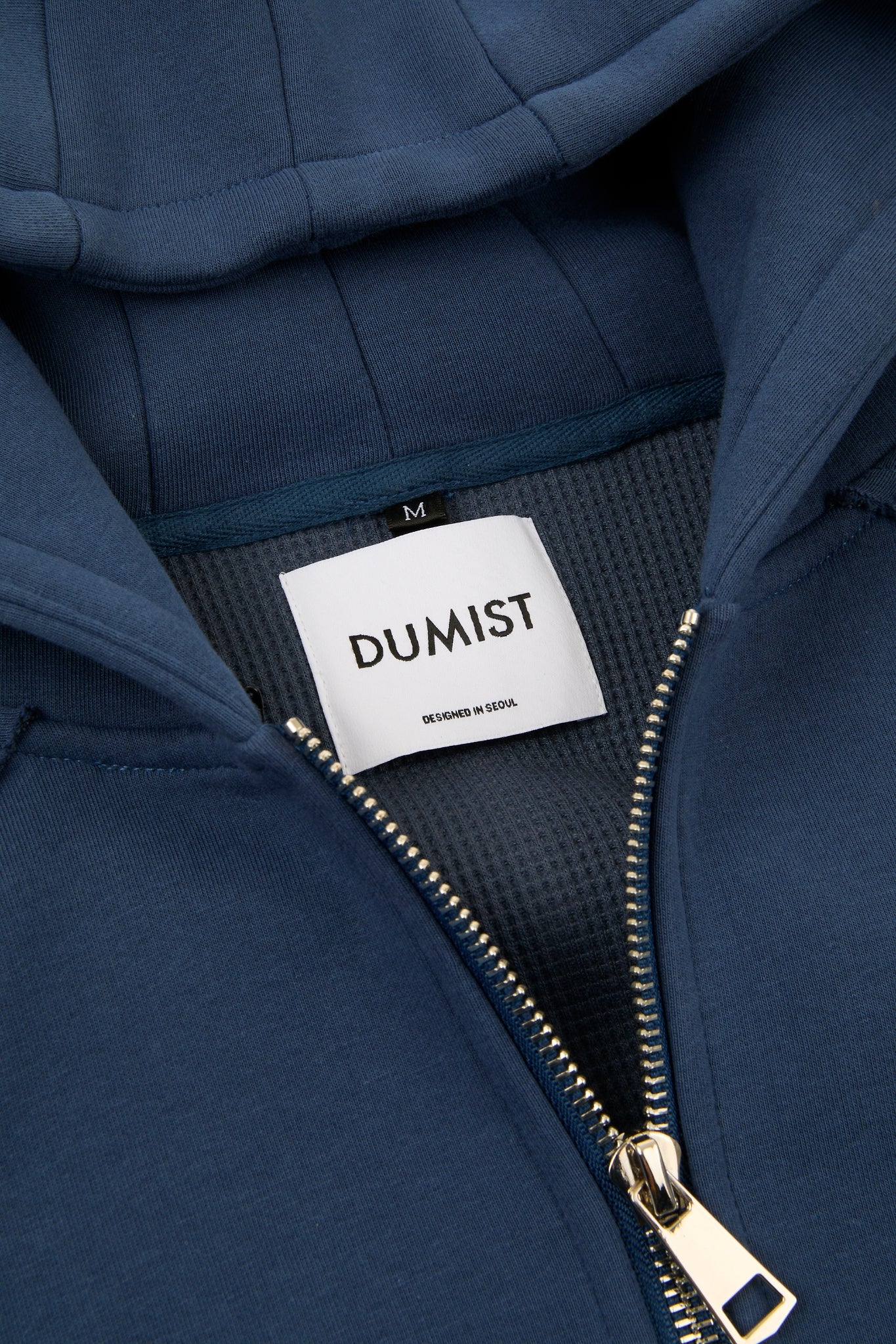 Dumist Blue Architectural Hooded Jacket