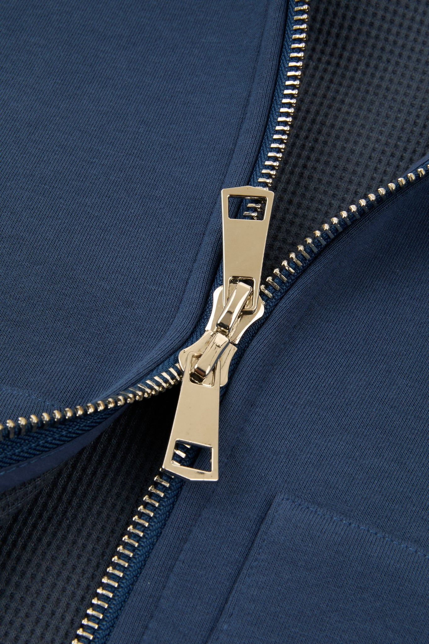 Dumist Blue Architectural Hooded Jacket