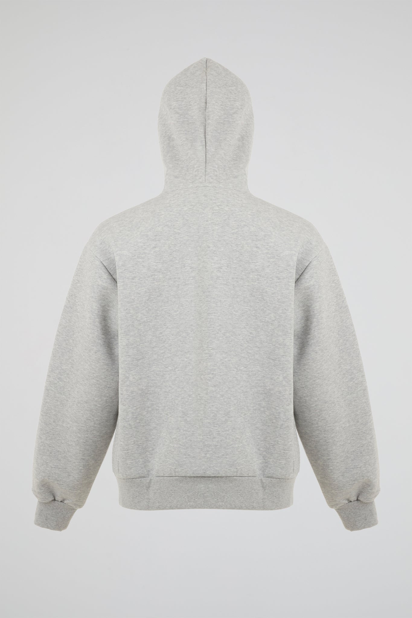 BHYPE GREY & WHITE SKELETON CHENILLE ZIP HOODIE