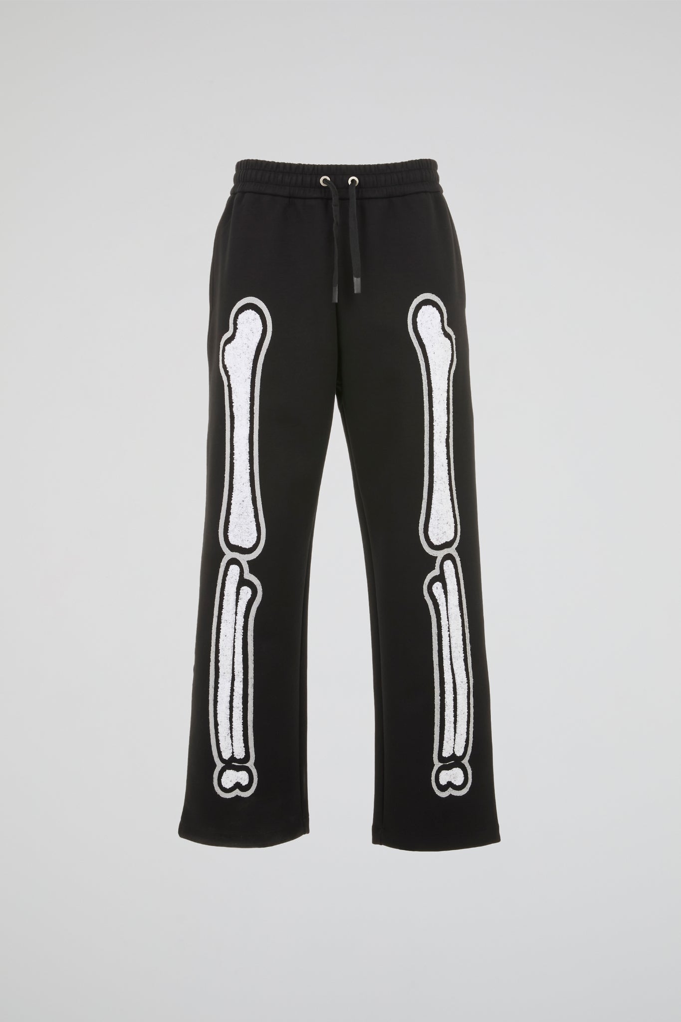 BHYPE BLACK & WHITE SKELETON CHENILLE SWEATPANTS (KIDS)