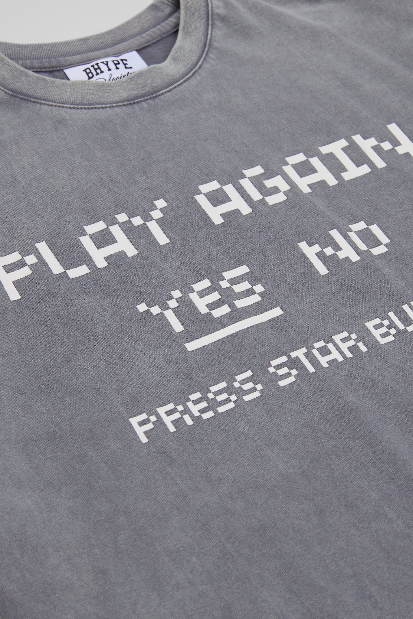 BHYPE SOCIETY - BHS VIDEO GAME FADED GREY TSHIRT (KIDS)