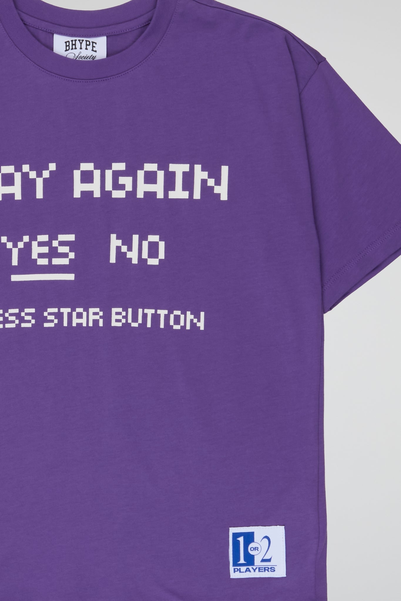 BHYPE SOCIETY - BHS VIDEO GAMES PURPLE TSHIRT (KIDS)