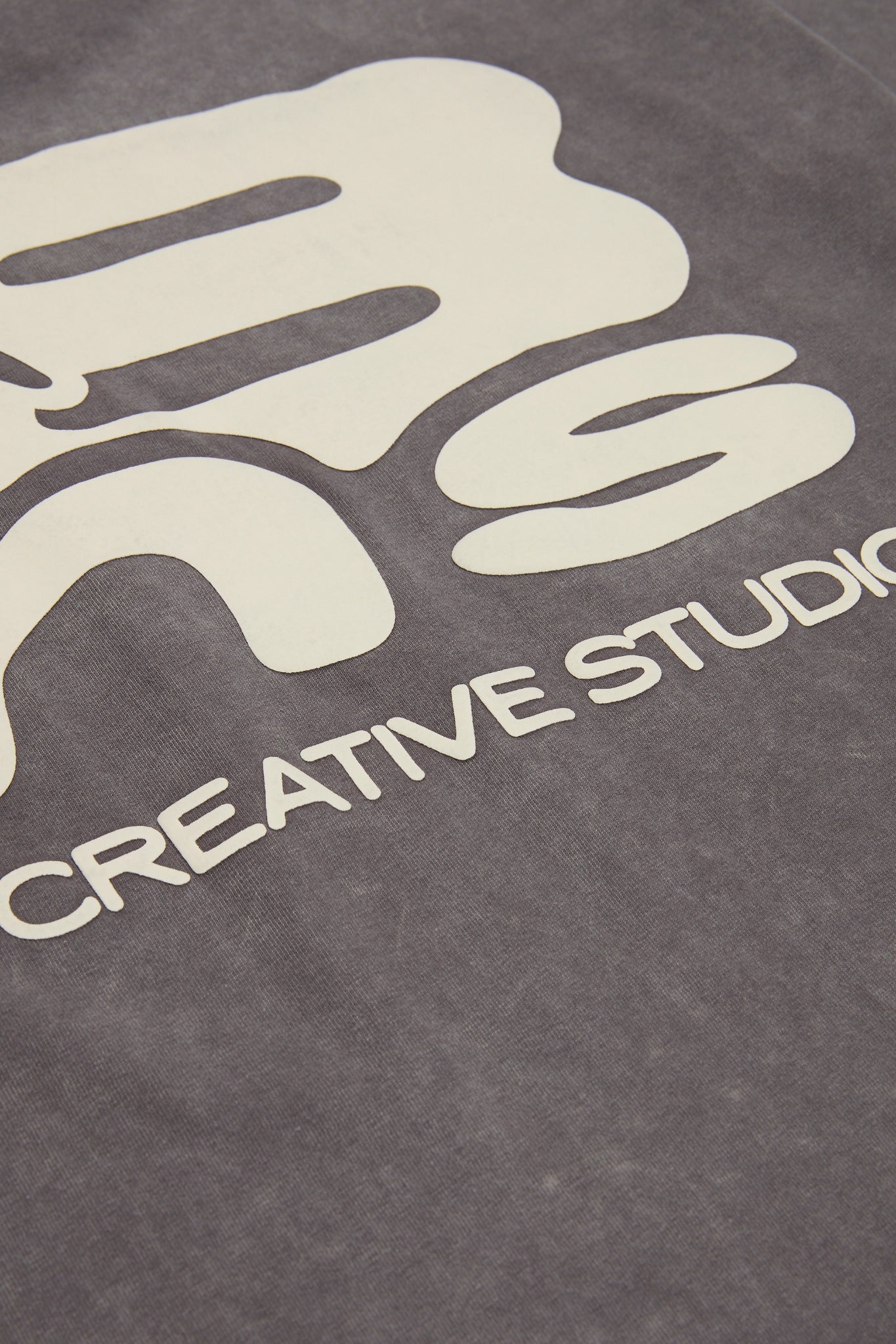 BHYPE KIDS - Creative Studio Washed Grey Puff T-Shirt