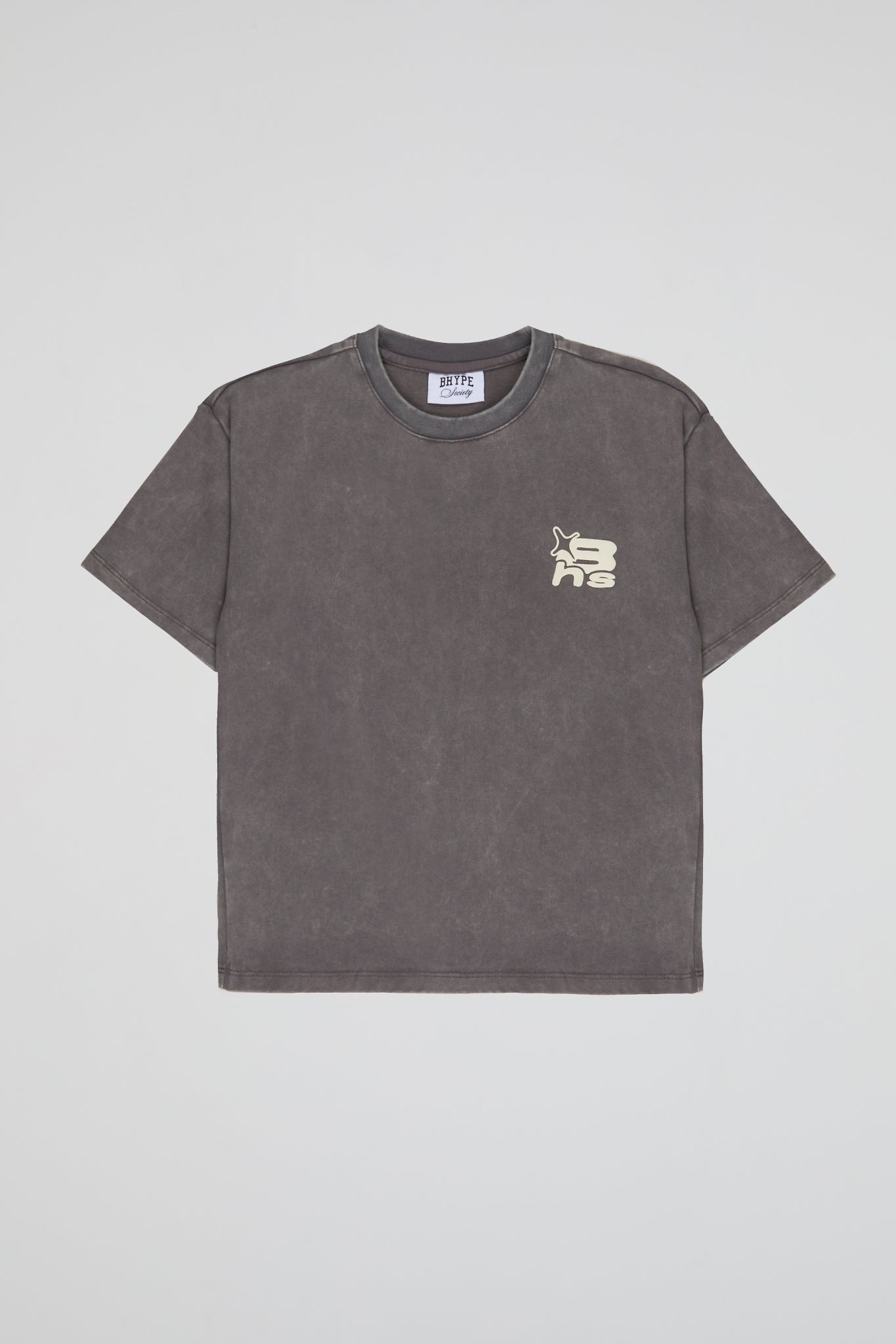 BHYPE KIDS - Creative Studio Washed Grey Puff T-Shirt