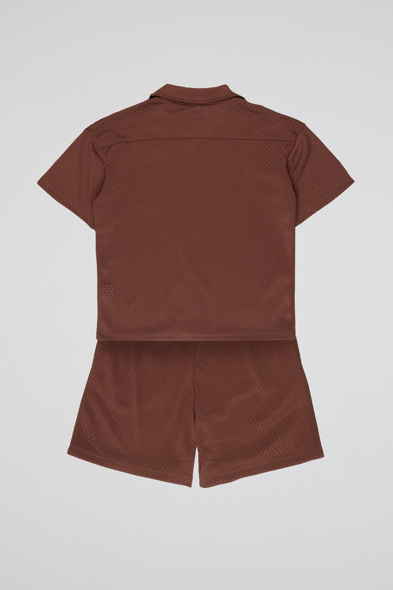 BHYPE KIDS - CHOCOLATE BROWN MESH SET