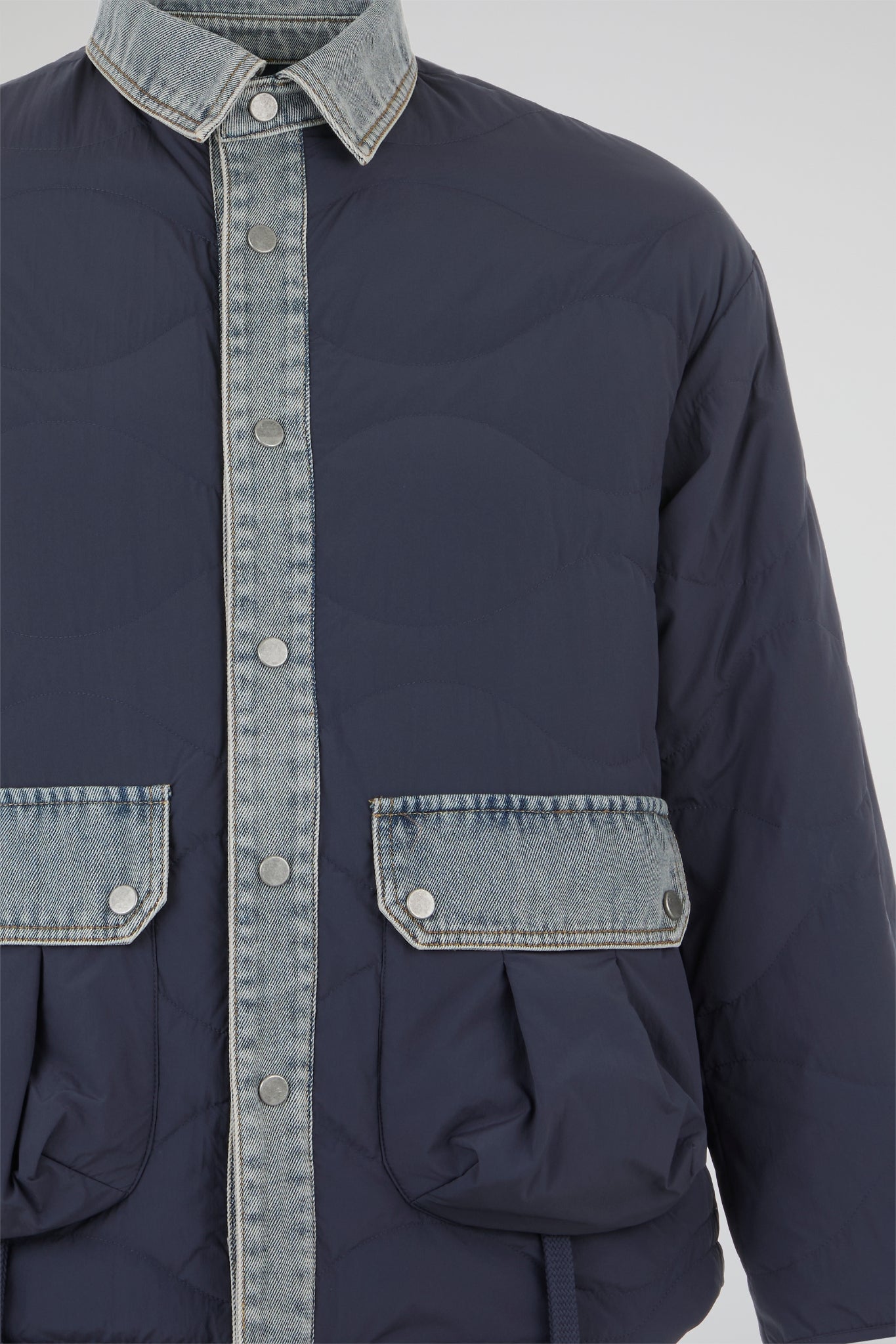 Dumist – Hybrid Quilted Denim Overshirt Jacket