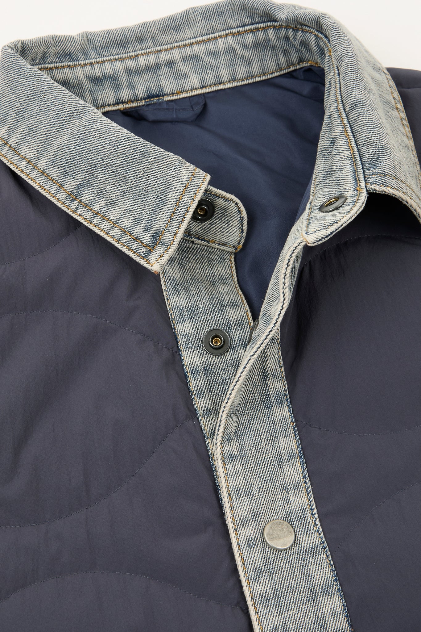 Dumist – Hybrid Quilted Denim Overshirt Jacket