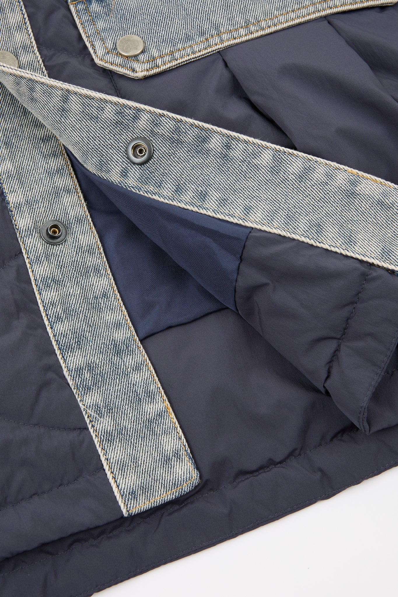 Dumist – Hybrid Quilted Denim Overshirt Jacket