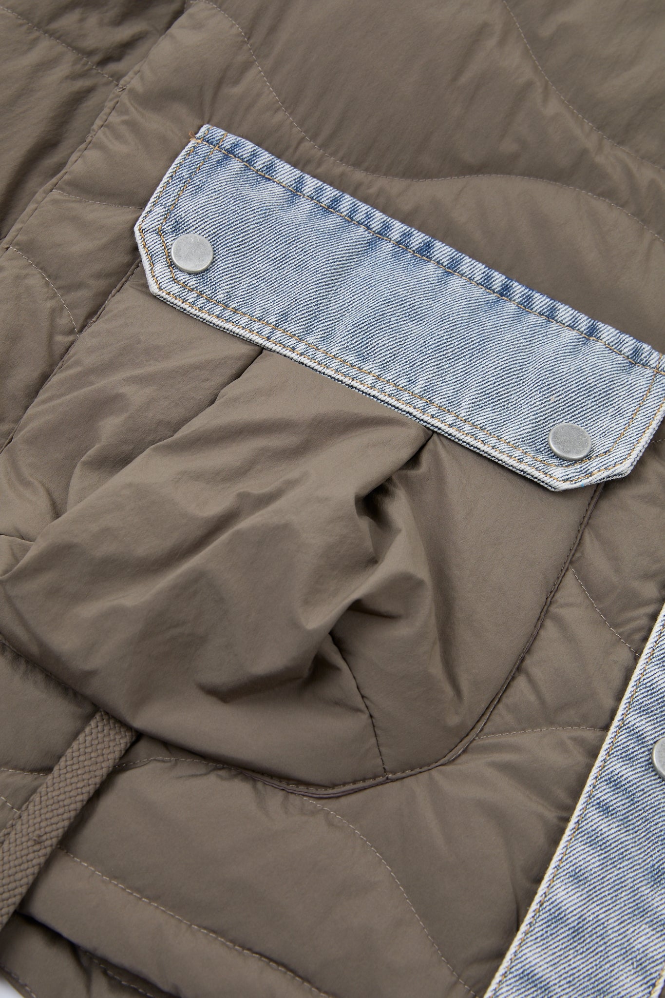Dumist – Hybrid Quilted Denim Overshirt Jacket