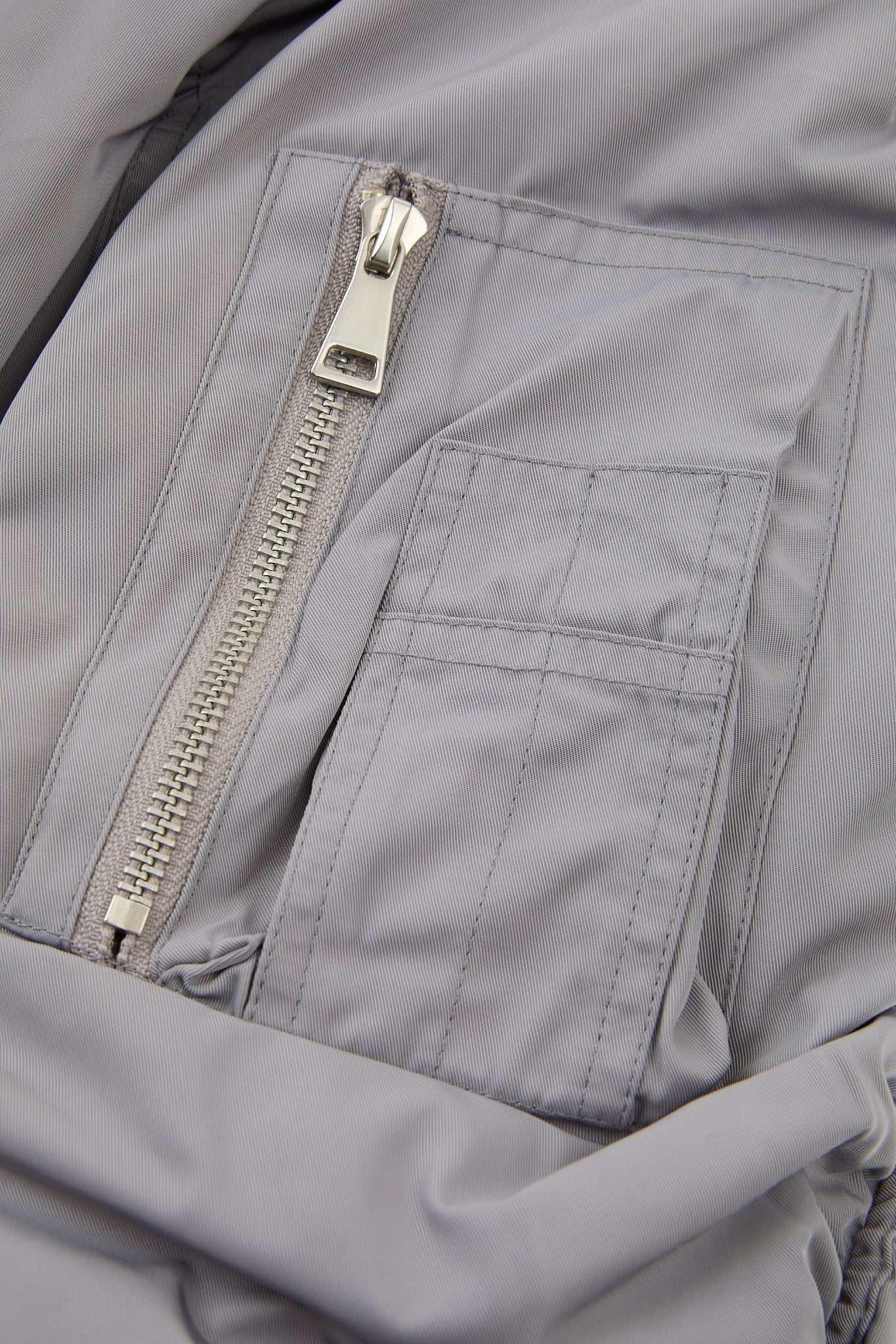 Dumist - Grey Structure Bomber Jacket